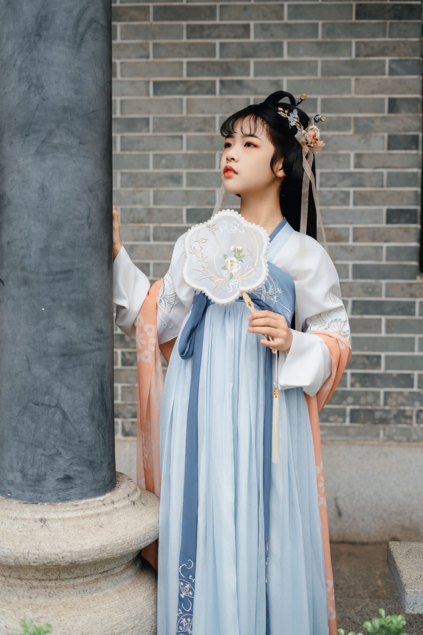 图片[1] - 丹丹 - 《穿汉服的小女孩》[16P] - 机器猫次元 - 机器猫次元