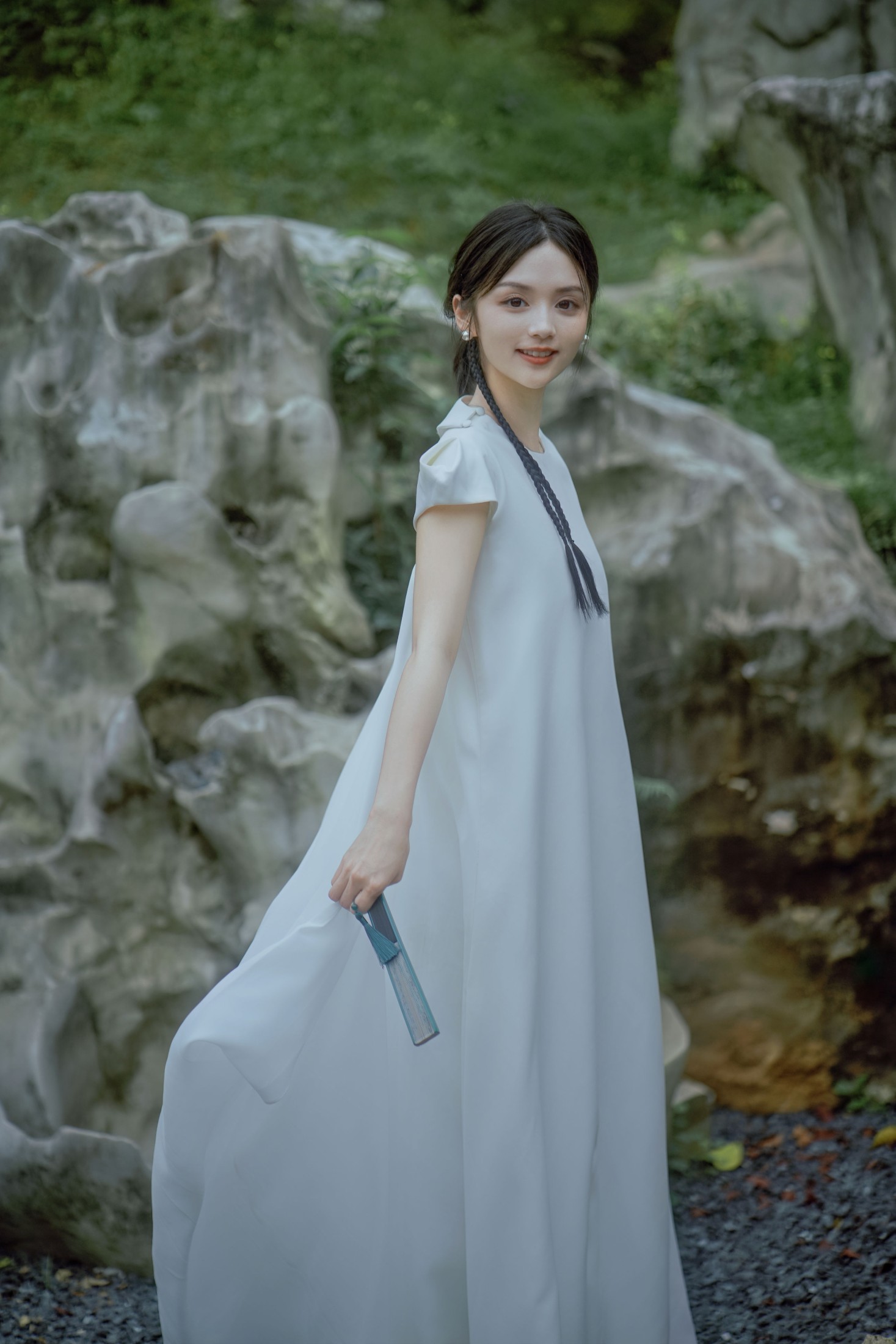 图片[7] - 雨文 - 《白裙映园，锦鲤伴仙踪》[32P] - 机器猫次元 - 机器猫次元