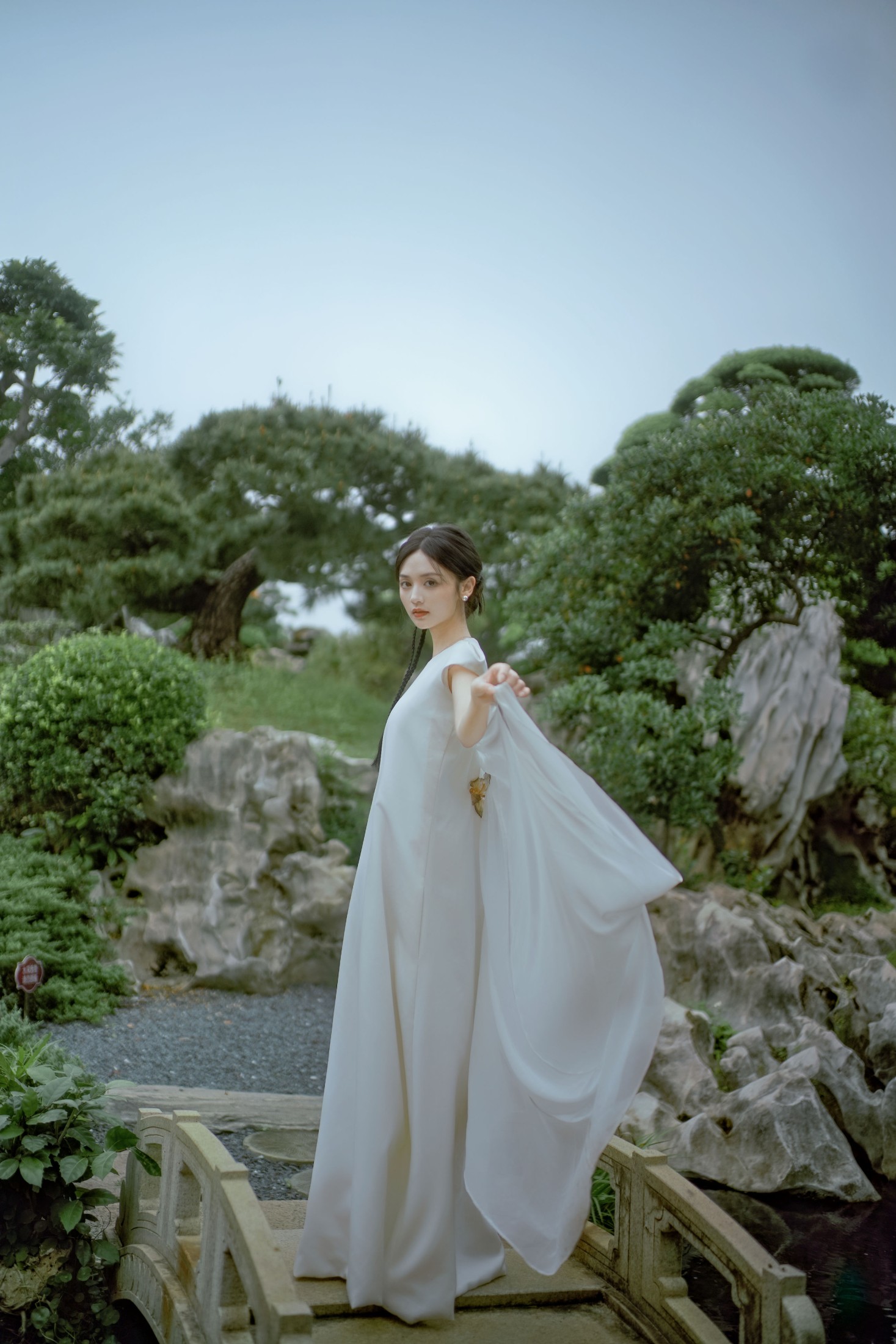 图片[5] - 雨文 - 《白裙映园，锦鲤伴仙踪》[32P] - 机器猫次元 - 机器猫次元