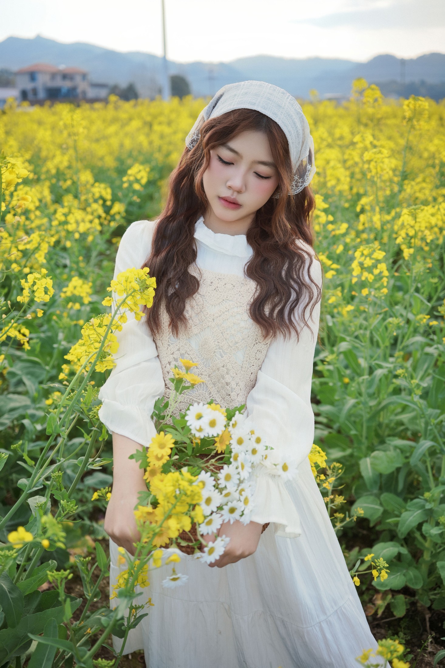 图片[1] - 静静已 - 《田园少女油菜花》[39P] - 机器猫次元 - 机器猫次元