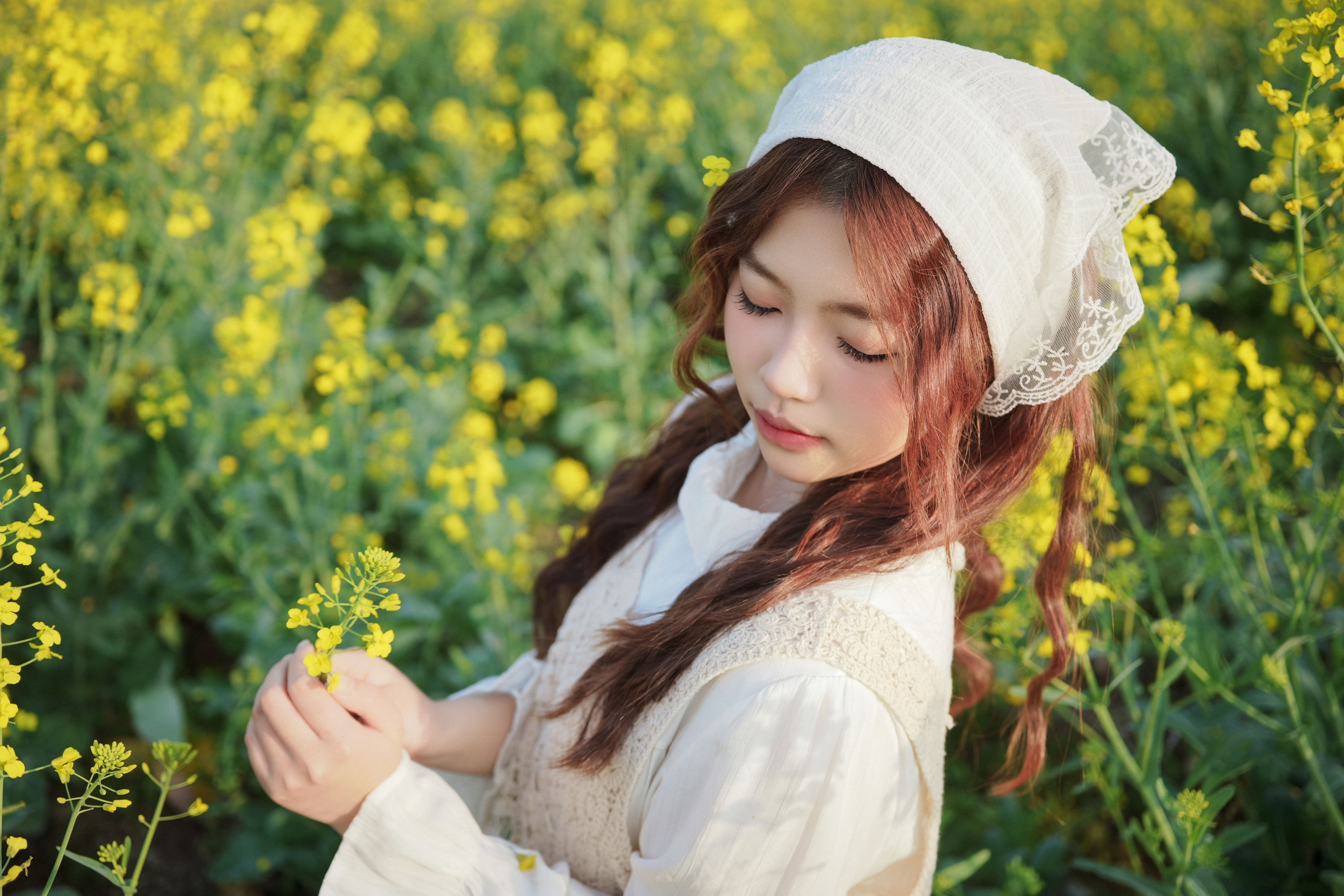 图片[6] - 静静已 - 《田园少女油菜花》[39P] - 机器猫次元 - 机器猫次元
