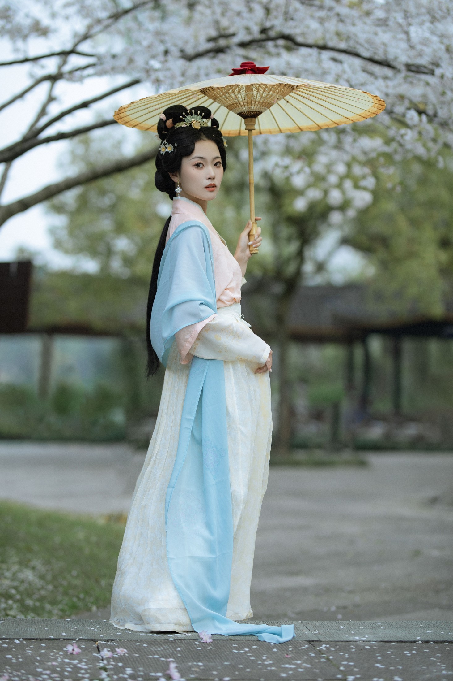 图片[5] - 汀贰 - 《樱花汉服》[13P] - 机器猫次元 - 机器猫次元