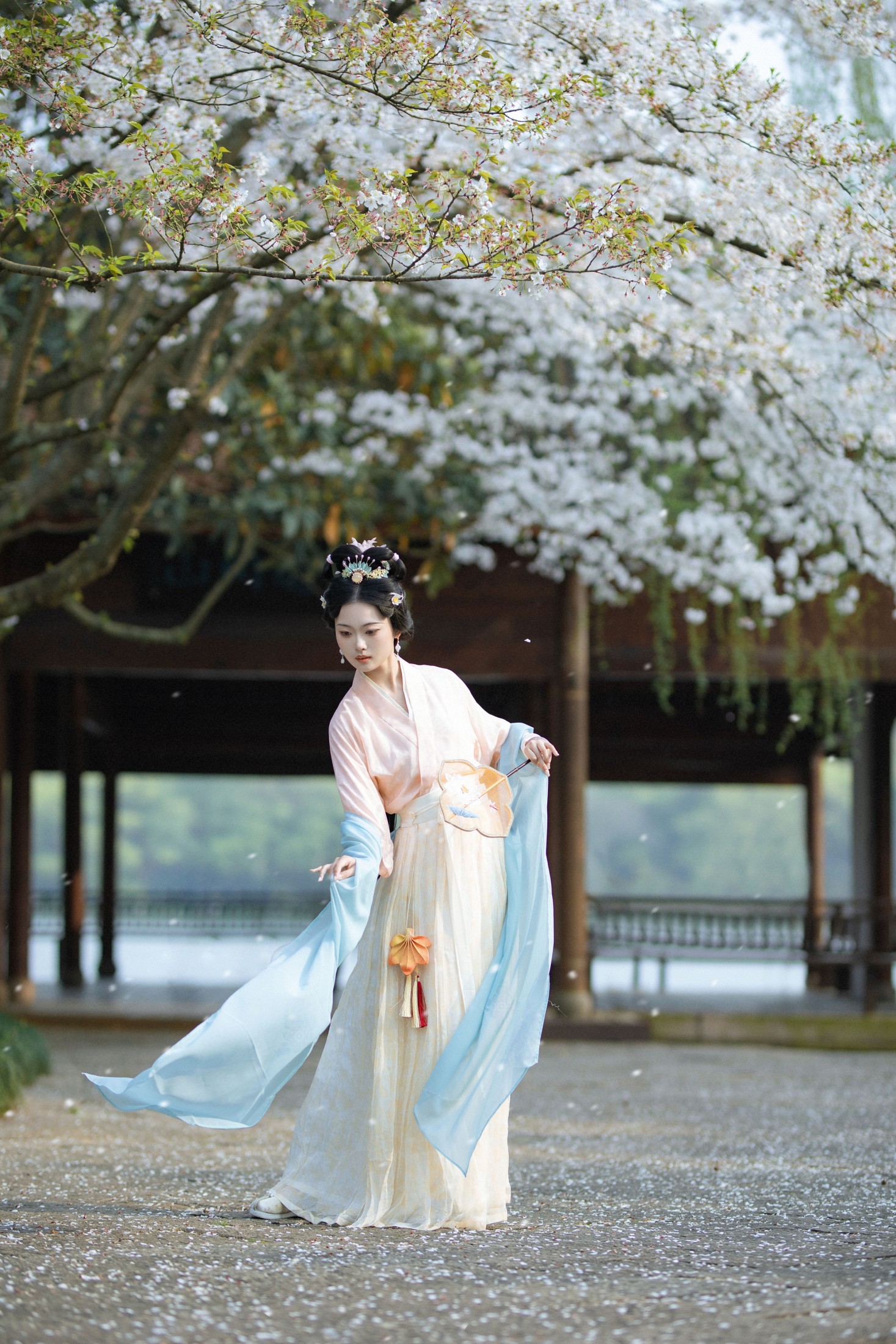 图片[1] - 汀贰 - 《樱花汉服》[13P] - 机器猫次元 - 机器猫次元
