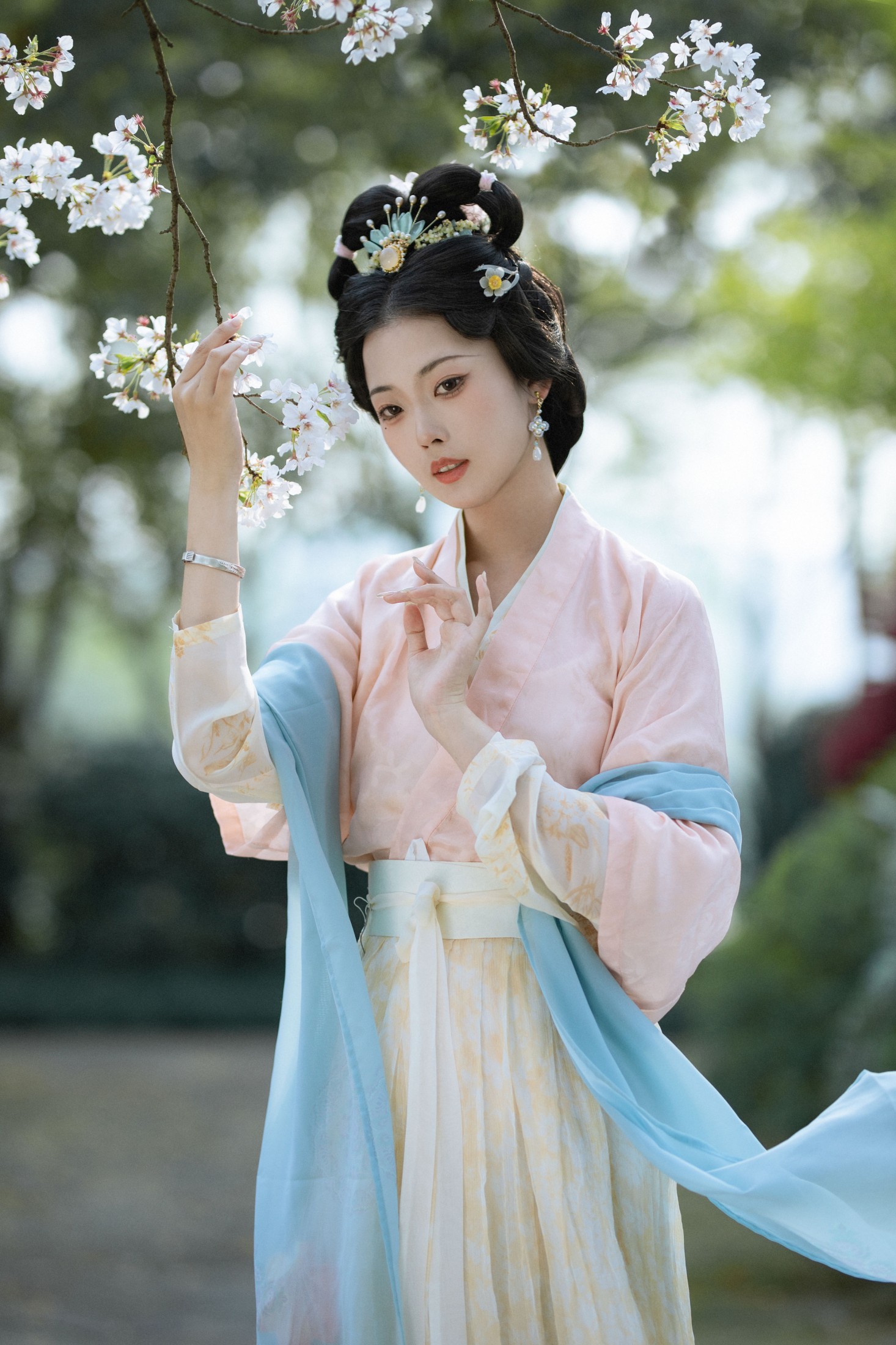 图片[3] - 汀贰 - 《樱花汉服》[13P] - 机器猫次元 - 机器猫次元