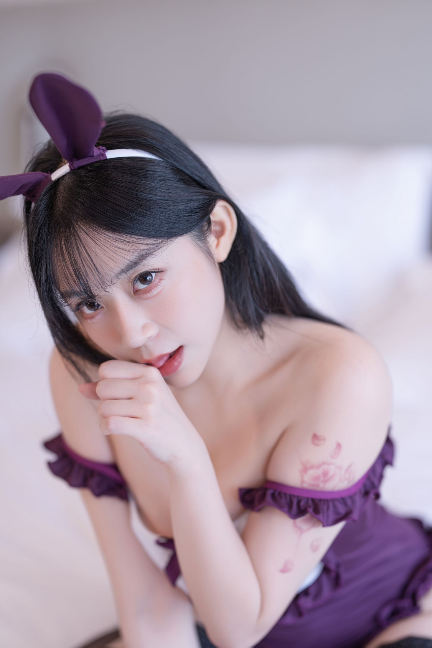 图片[4] - 一元同学Jodie - 《紫调兔耳，邂逅温柔》[57P] - 机器猫次元 - 机器猫次元