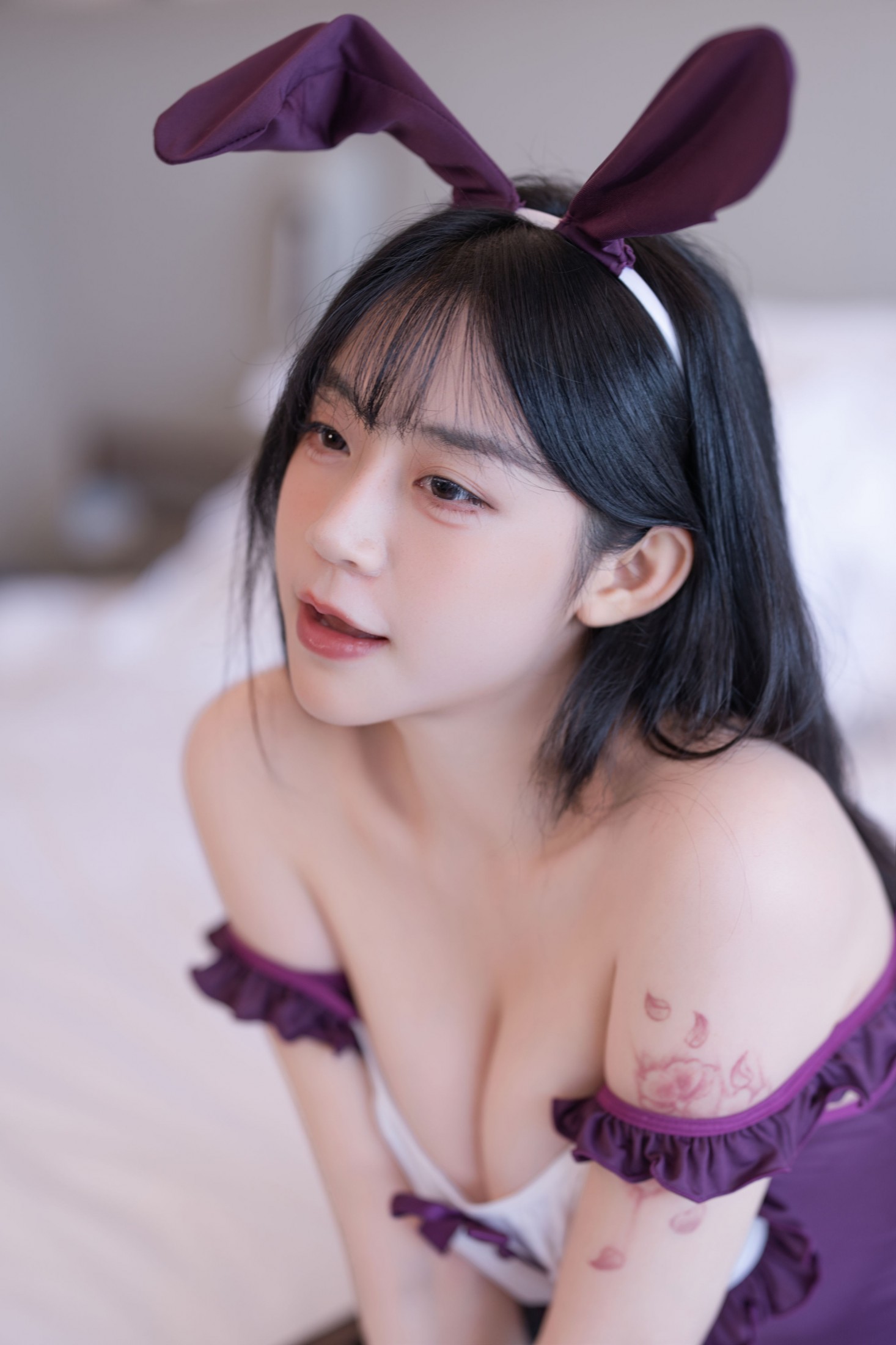 图片[7] - 一元同学Jodie - 《紫调兔耳，邂逅温柔》[57P] - 机器猫次元 - 机器猫次元