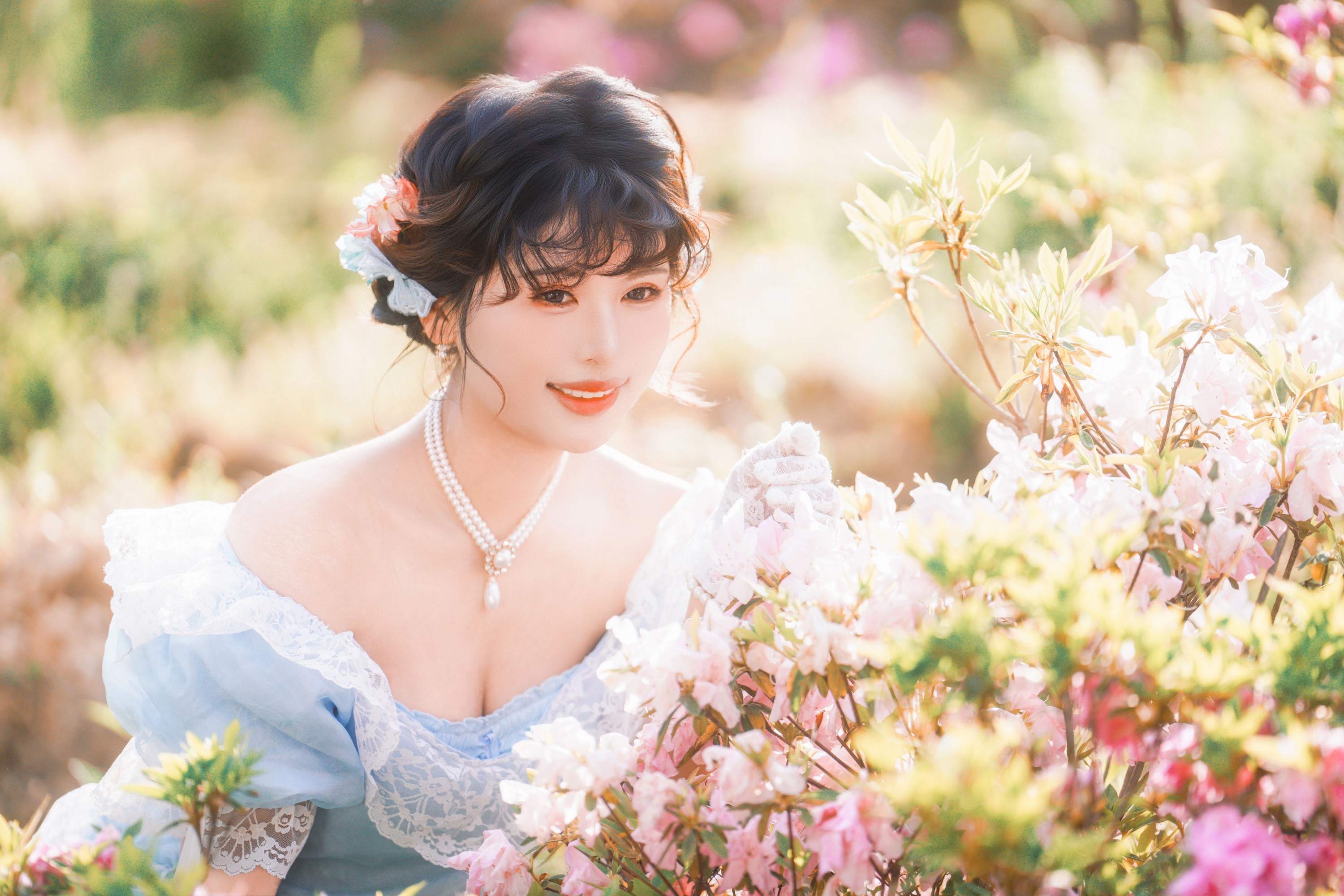 图片[4] - 桂花鸭 - 《法式人像-杜鹃花写真》[21P] - 机器猫次元 - 机器猫次元
