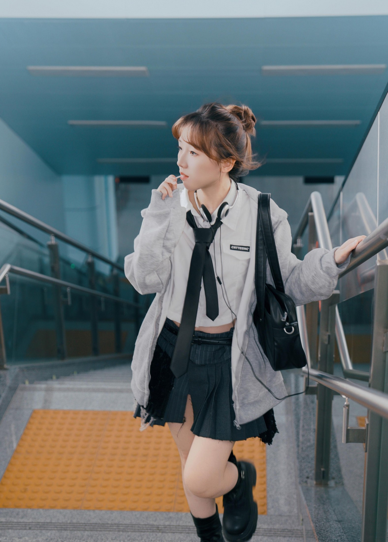 图片[2] - 柚子皮 - 《日系地铁站-“听见风，是青春留下的脚步声”》[19P] - 机器猫次元 - 机器猫次元