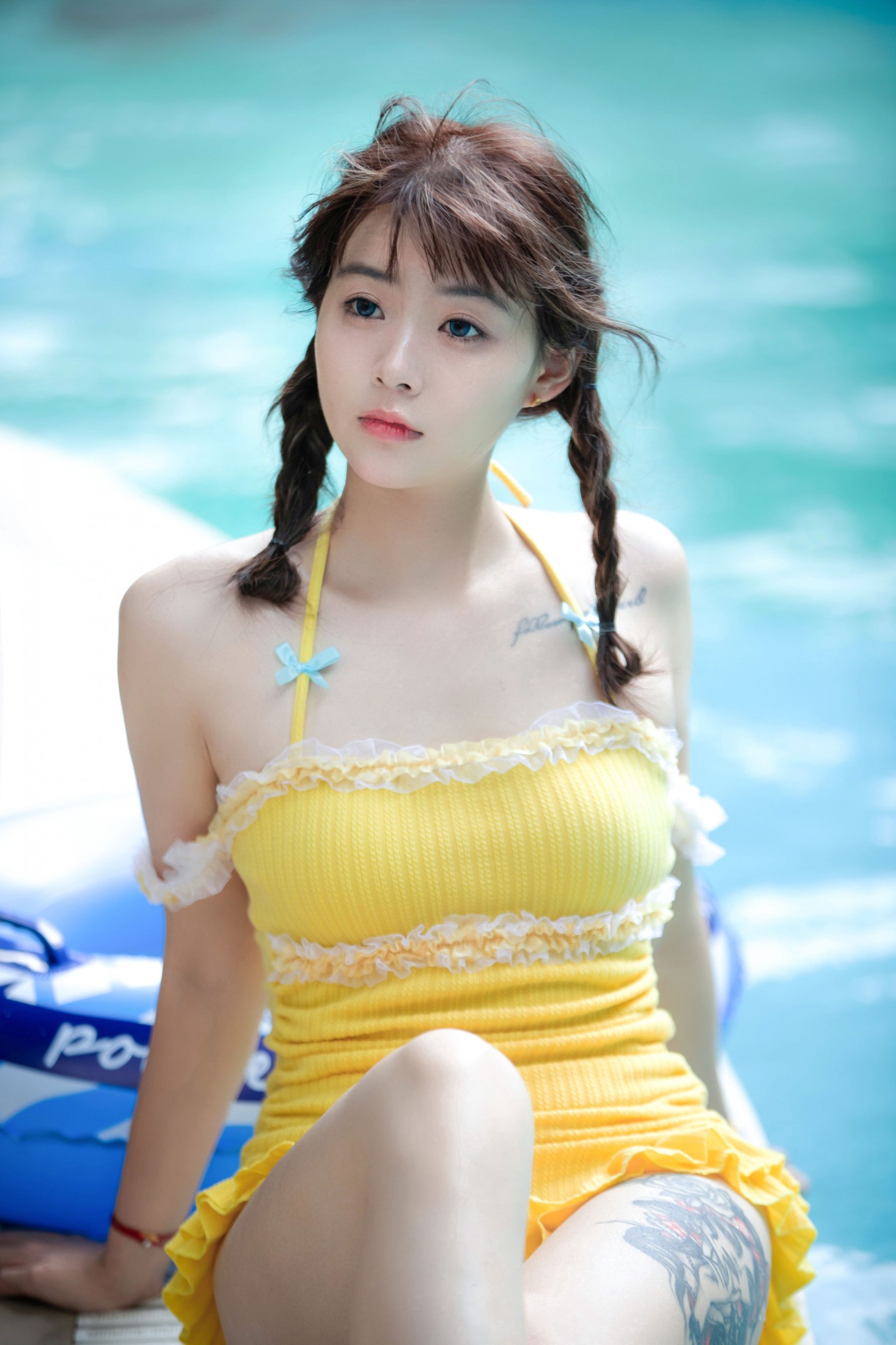 图片[3] - 小林 - 《泳池的少女》[14P] - 机器猫次元 - 机器猫次元