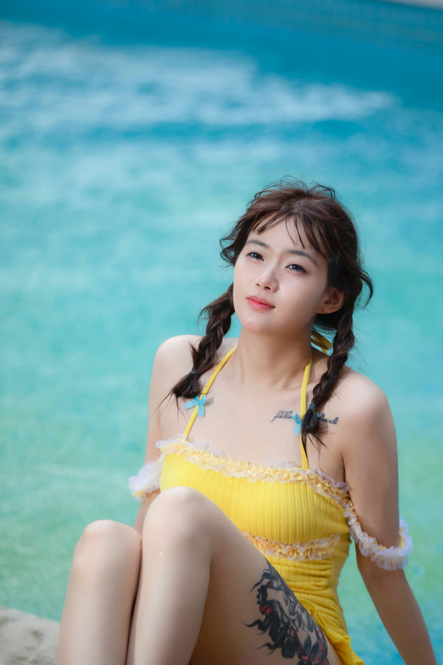 图片[7] - 小林 - 《泳池的少女》[14P] - 机器猫次元 - 机器猫次元