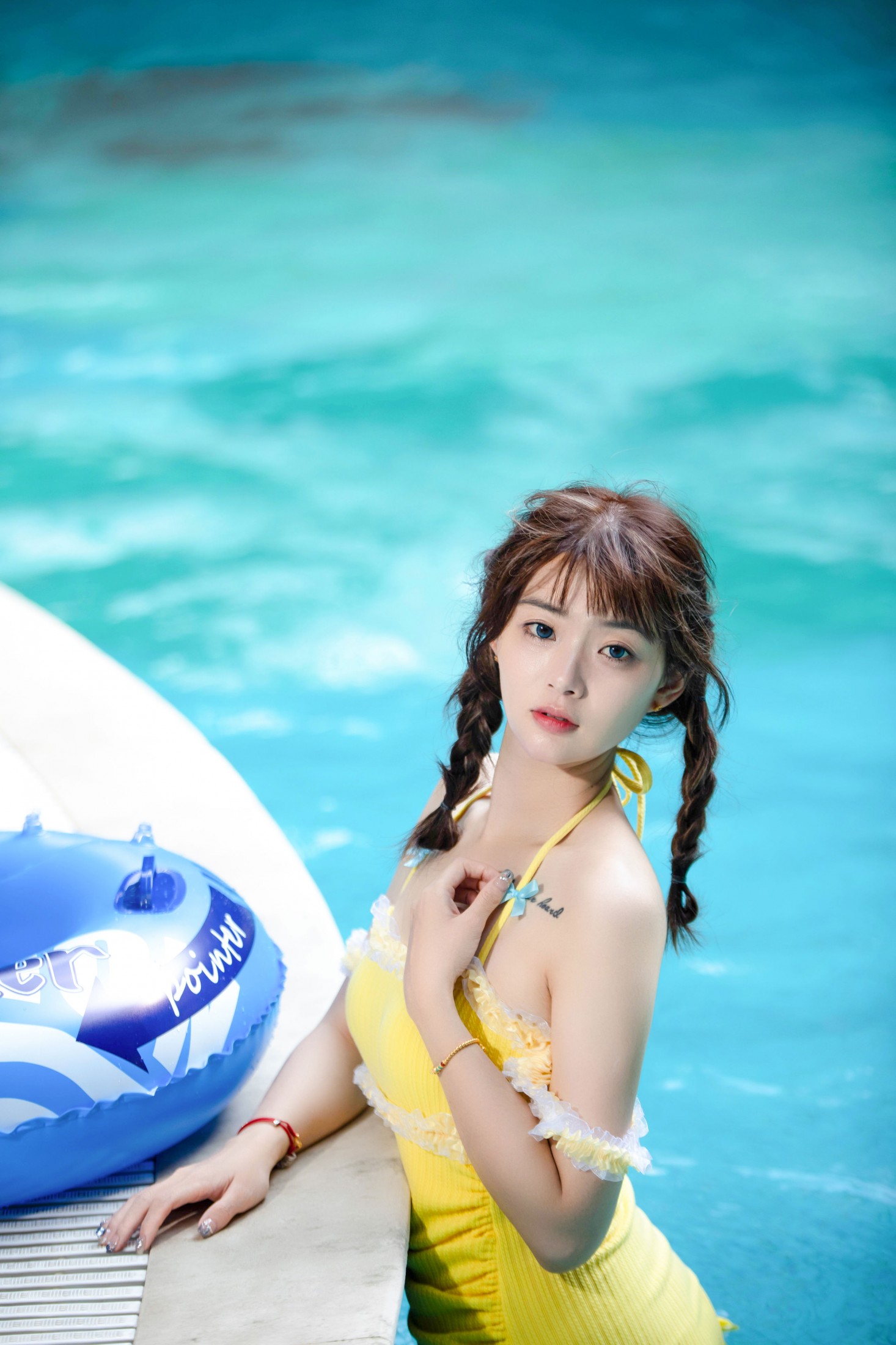 图片[4] - 小林 - 《泳池的少女》[14P] - 机器猫次元 - 机器猫次元