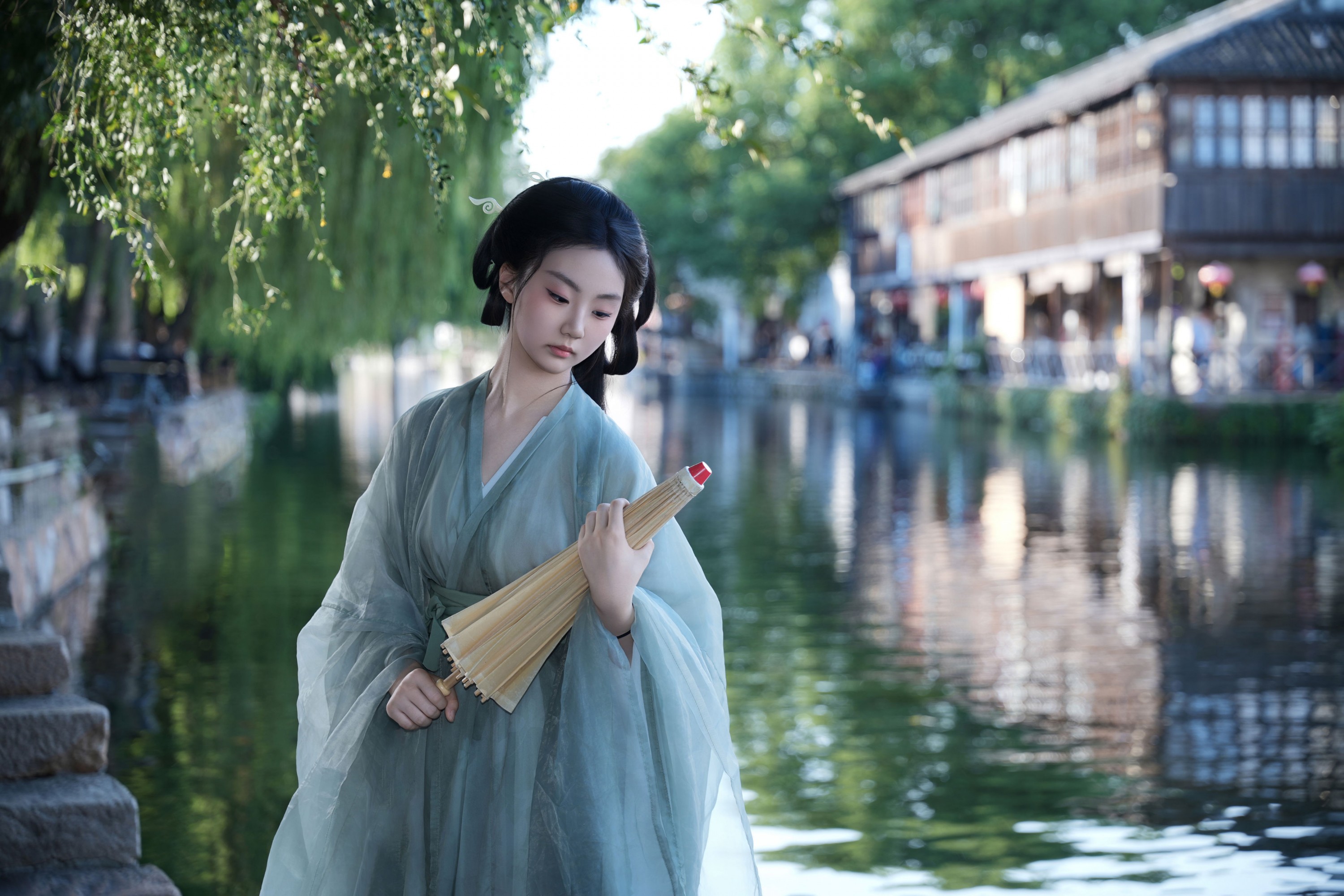 图片[4] - 青青 - 《清冷风汉服》[11P] - 机器猫次元 - 机器猫次元