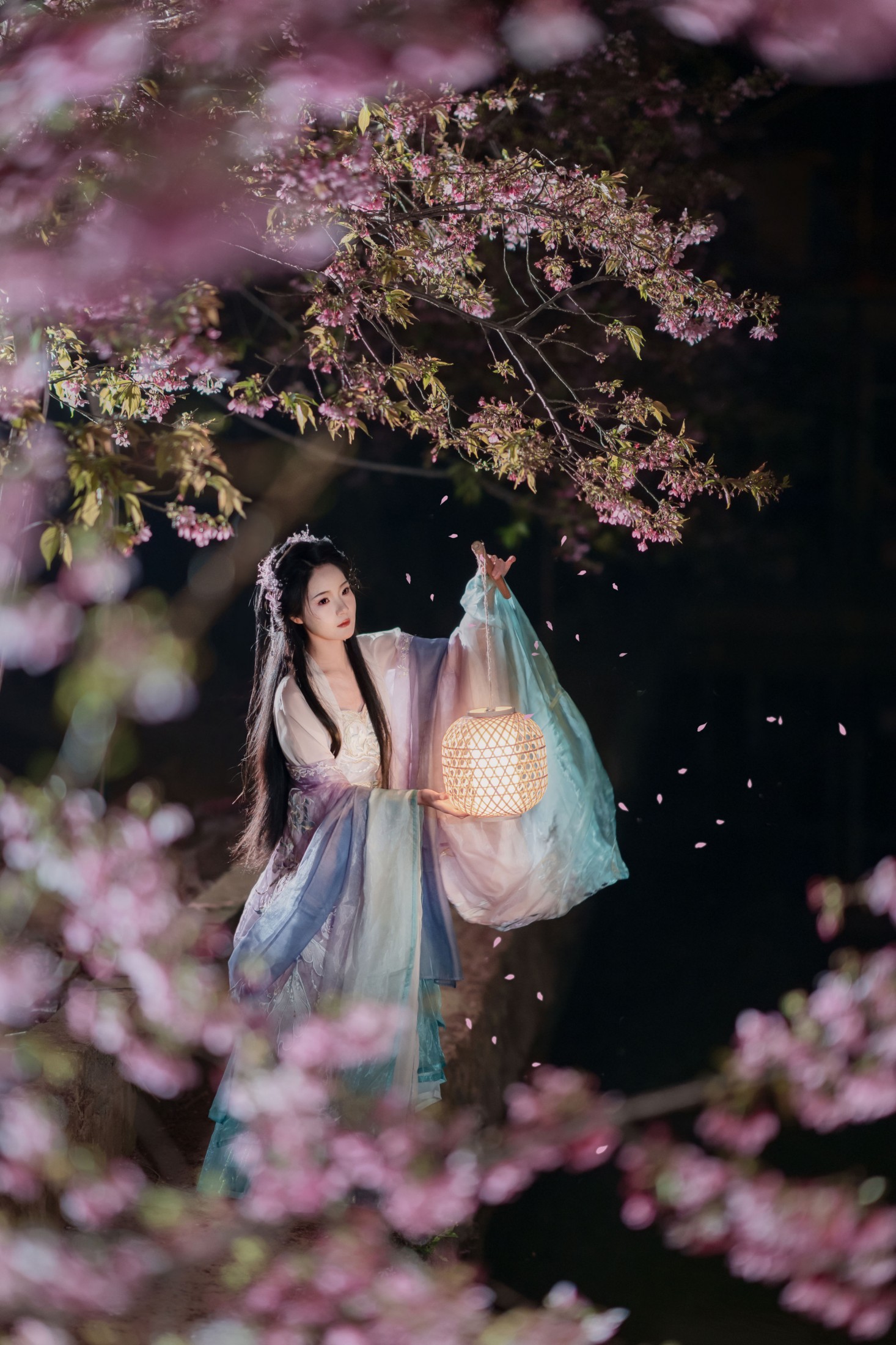 图片[8] - 南栀nz - 《夜樱古风人像拍摄》[14P] - 机器猫次元 - 机器猫次元