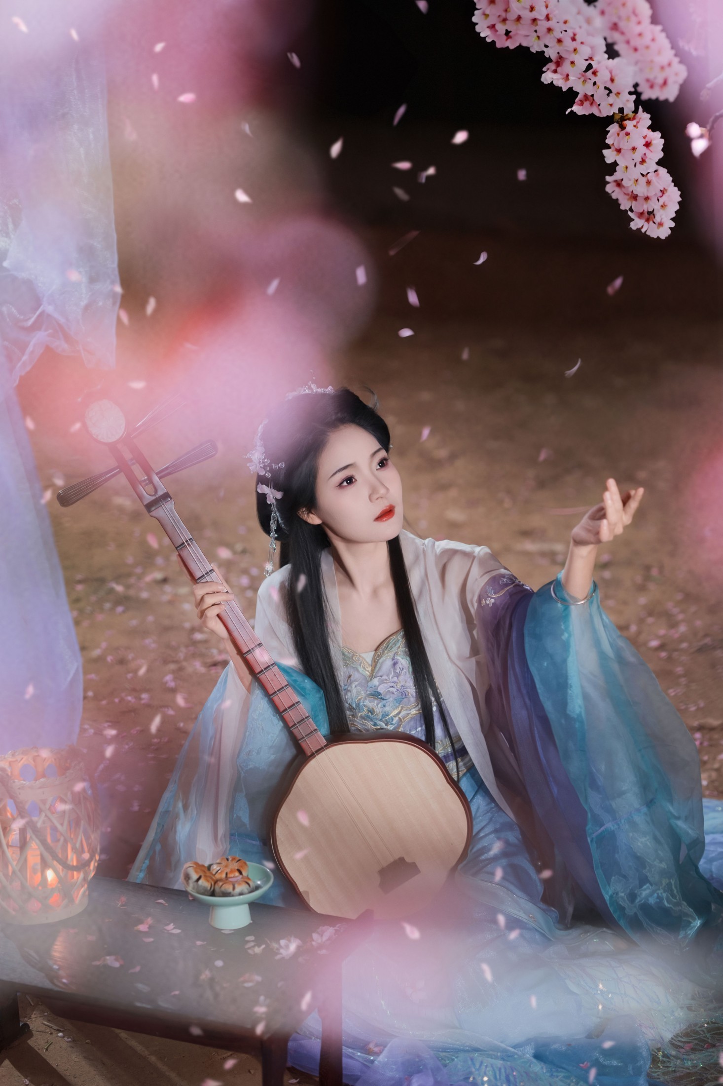 图片[1] - 南栀nz - 《夜樱古风人像拍摄》[14P] - 机器猫次元 - 机器猫次元