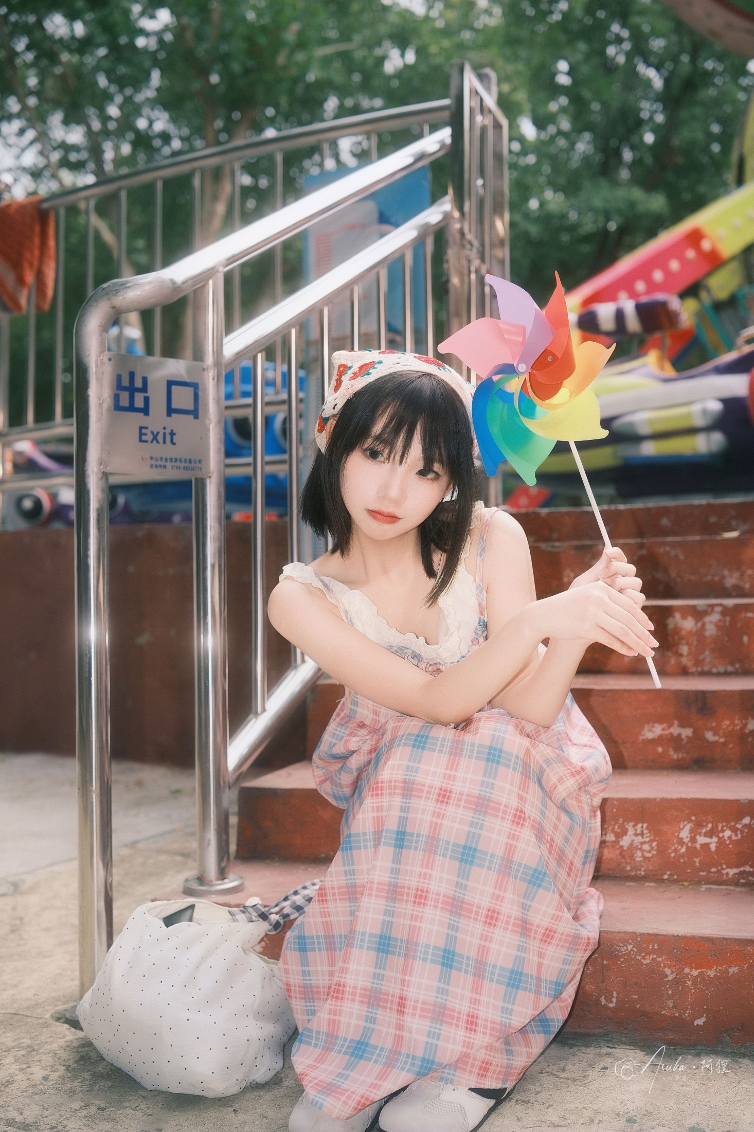 图片[1] - - 《日系可爱少女游乐场一日游》[20P] - 机器猫次元 - 机器猫次元