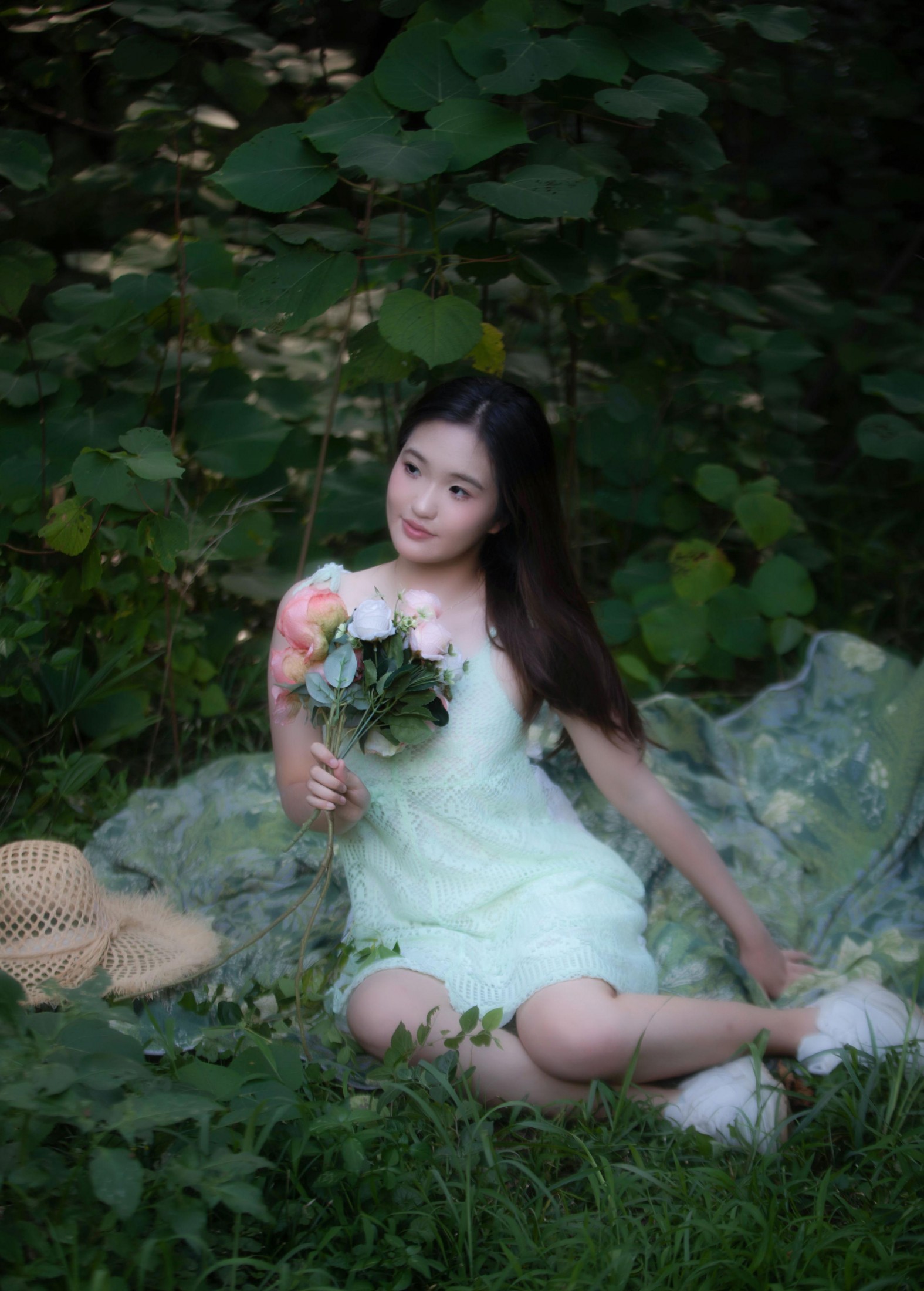 图片[2] - 小雅 - 《草地上的少女》[16P] - 机器猫次元 - 机器猫次元