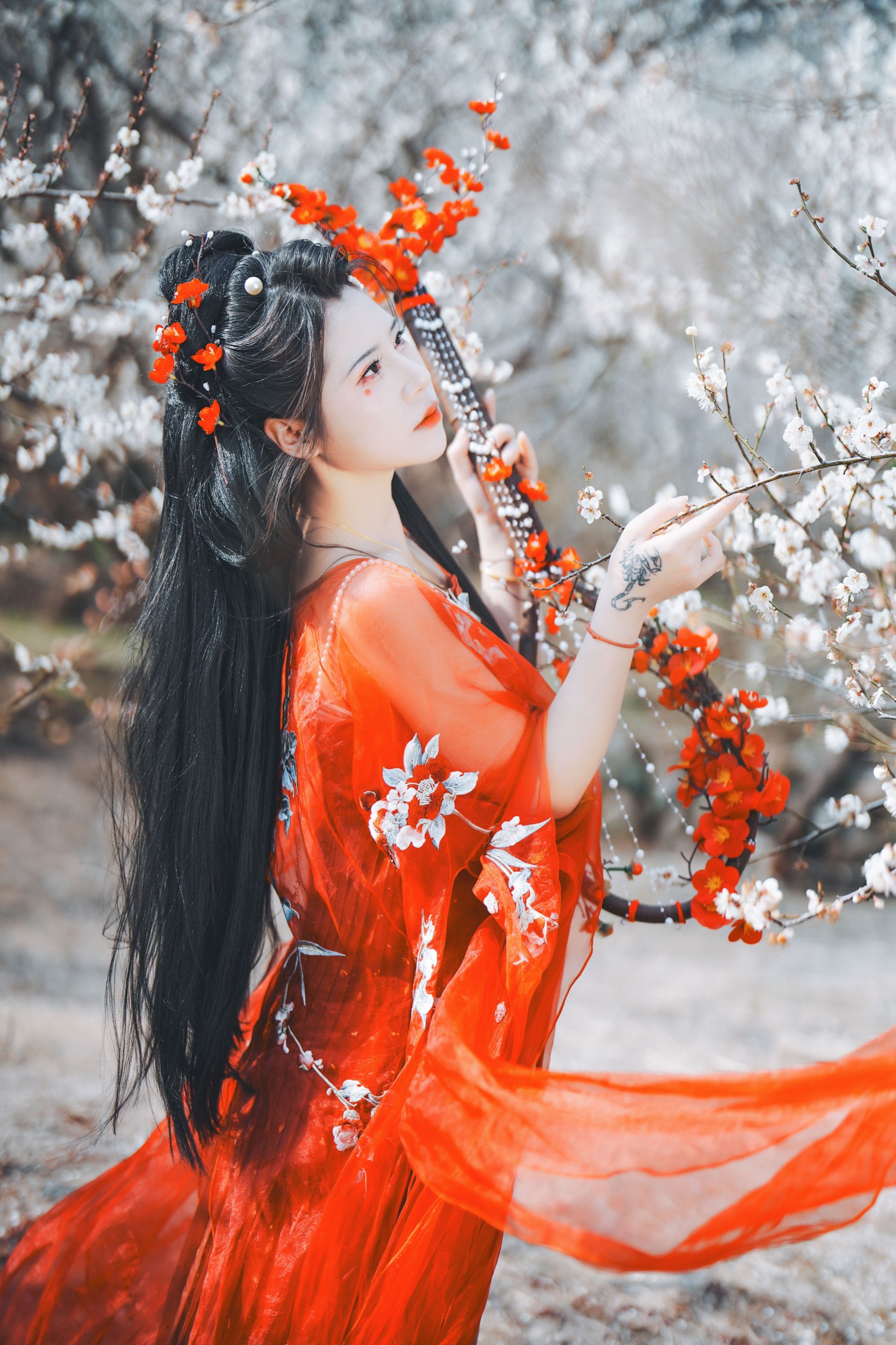 图片[8] - 浅月没有月 - 《梅花古风人像拍摄》[18P] - 机器猫次元 - 机器猫次元