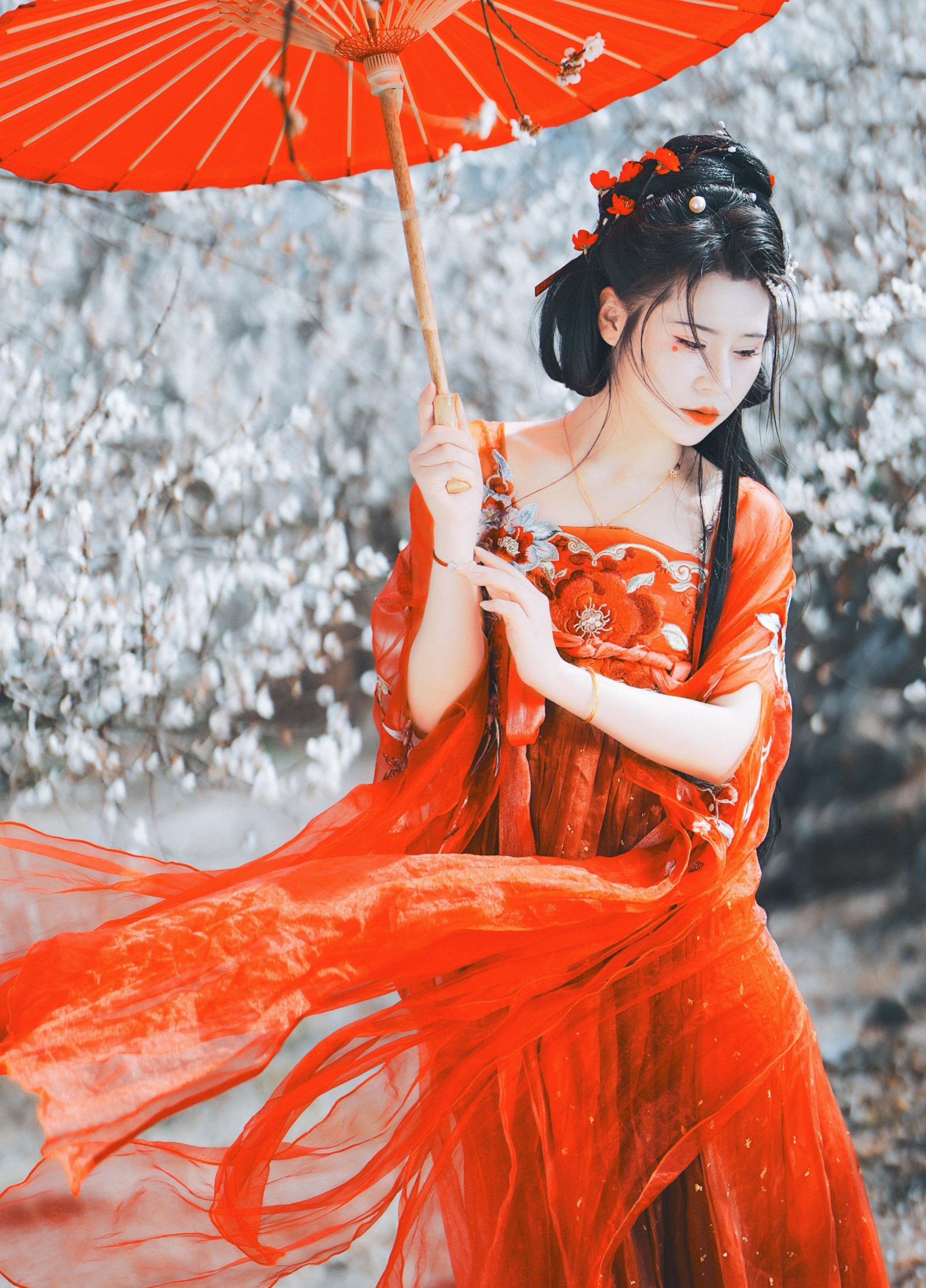 图片[2] - 浅月没有月 - 《梅花古风人像拍摄》[18P] - 机器猫次元 - 机器猫次元