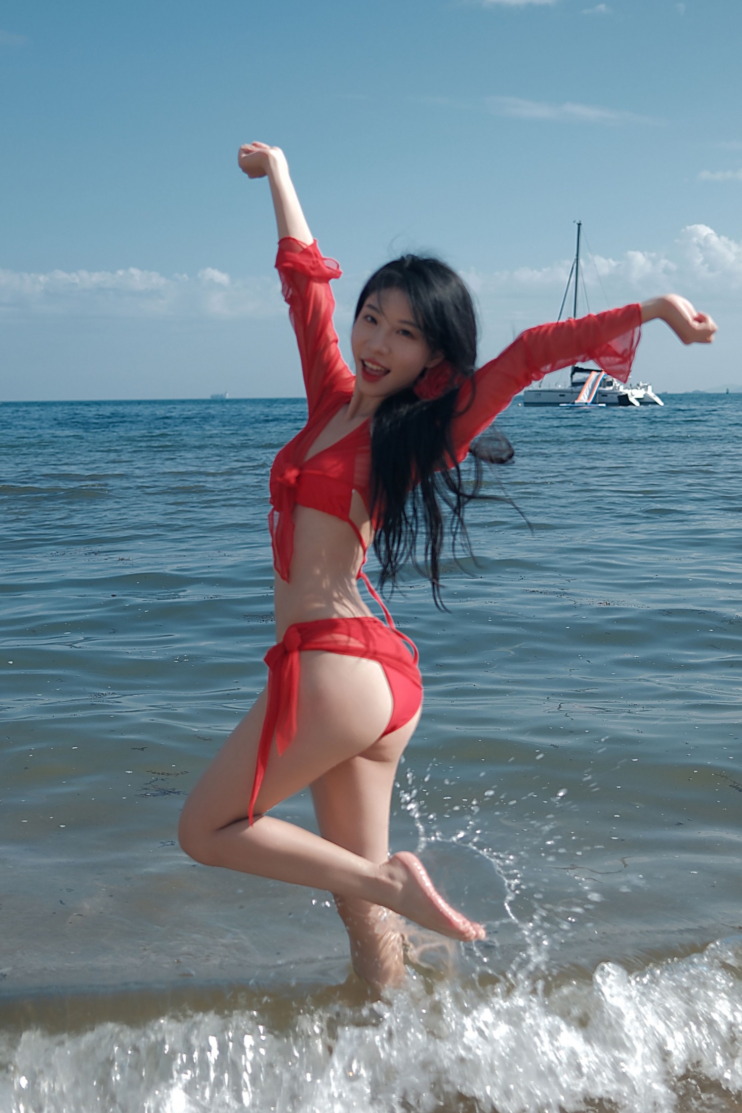 图片[3] - 野生模特园子 - 《夏天就要玩水啊》[9P] - 机器猫次元 - 机器猫次元