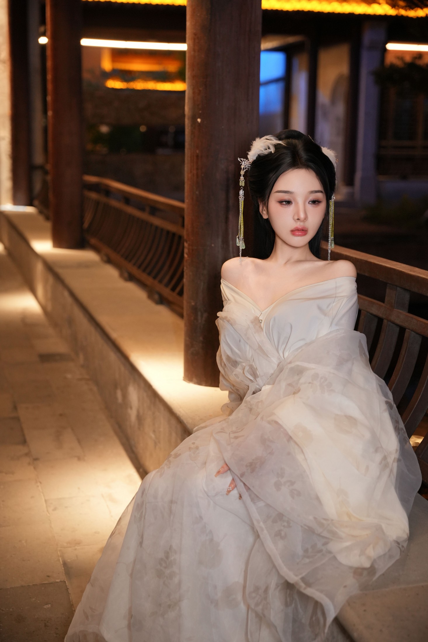 图片[5] - YY - 《夜景汉服》[14P] - 机器猫次元 - 机器猫次元