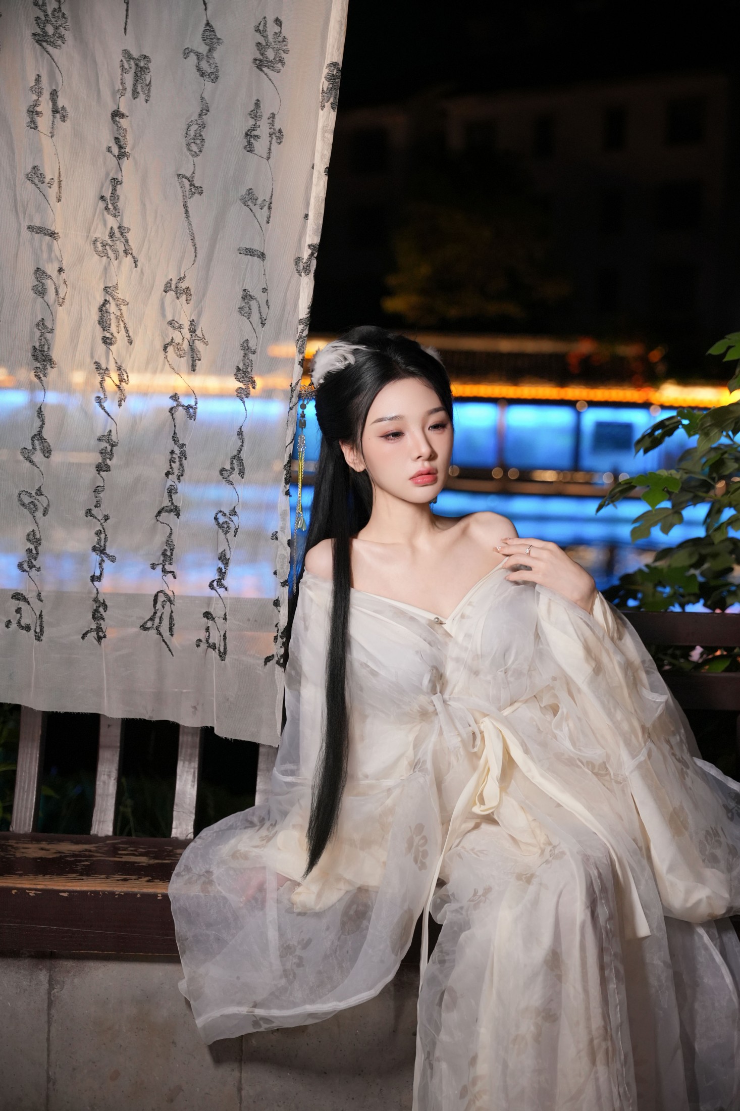 图片[7] - YY - 《夜景汉服》[14P] - 机器猫次元 - 机器猫次元