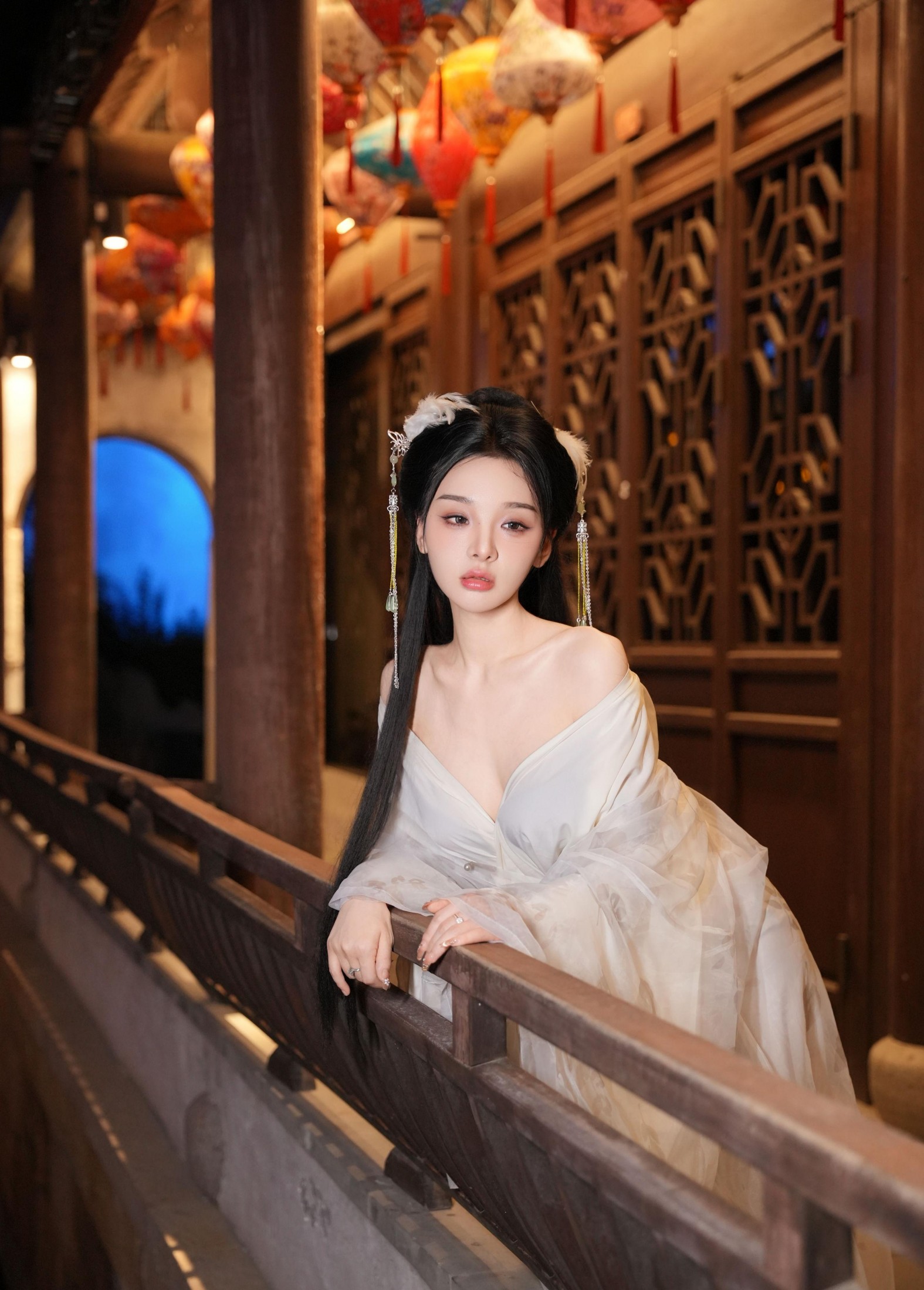 图片[2] - YY - 《夜景汉服》[14P] - 机器猫次元 - 机器猫次元