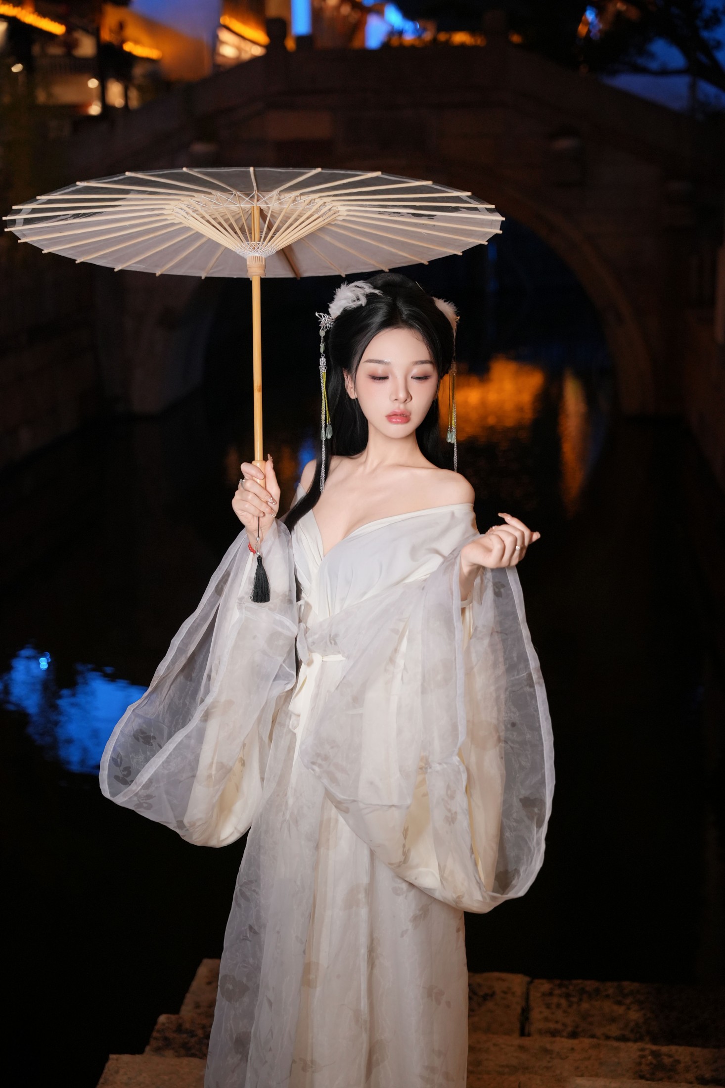 图片[3] - YY - 《夜景汉服》[14P] - 机器猫次元 - 机器猫次元