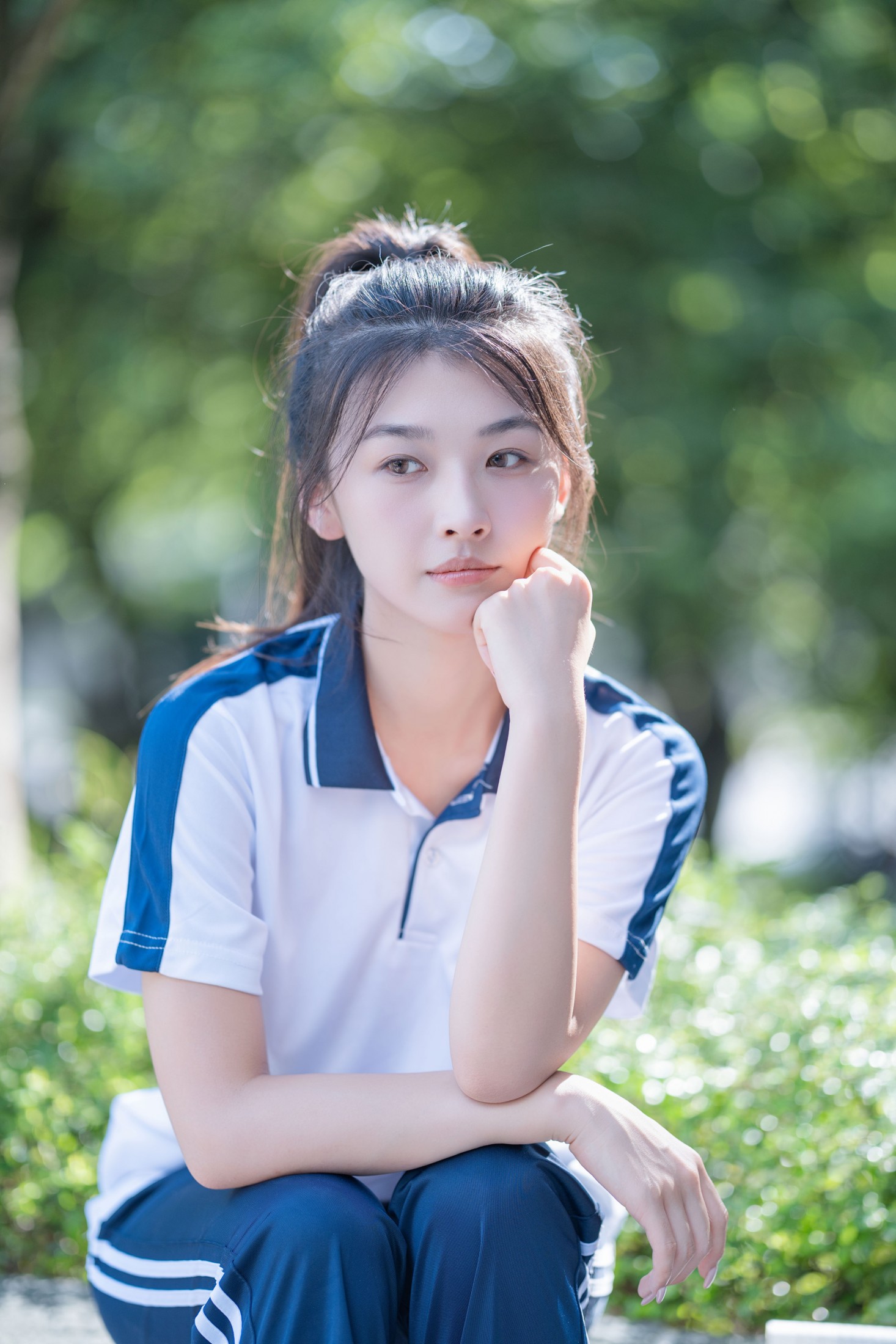 图片[4] - 小鹿 - 《蓝白校服里的青春图鉴》[41P] - 机器猫次元 - 机器猫次元