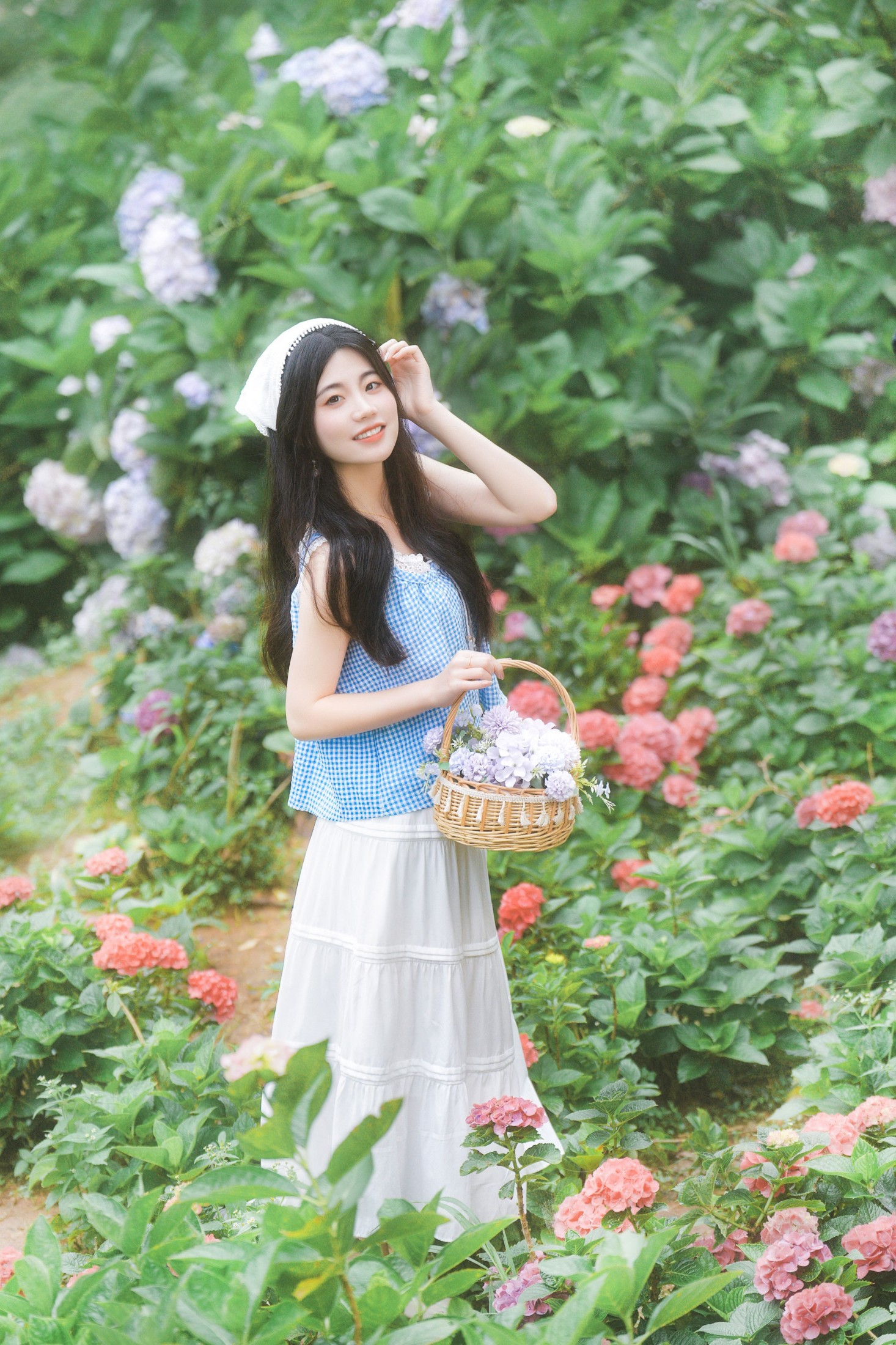 图片[1] - 阿咩 - 《日系人像拍摄-绣球花》[19P] - 机器猫次元 - 机器猫次元