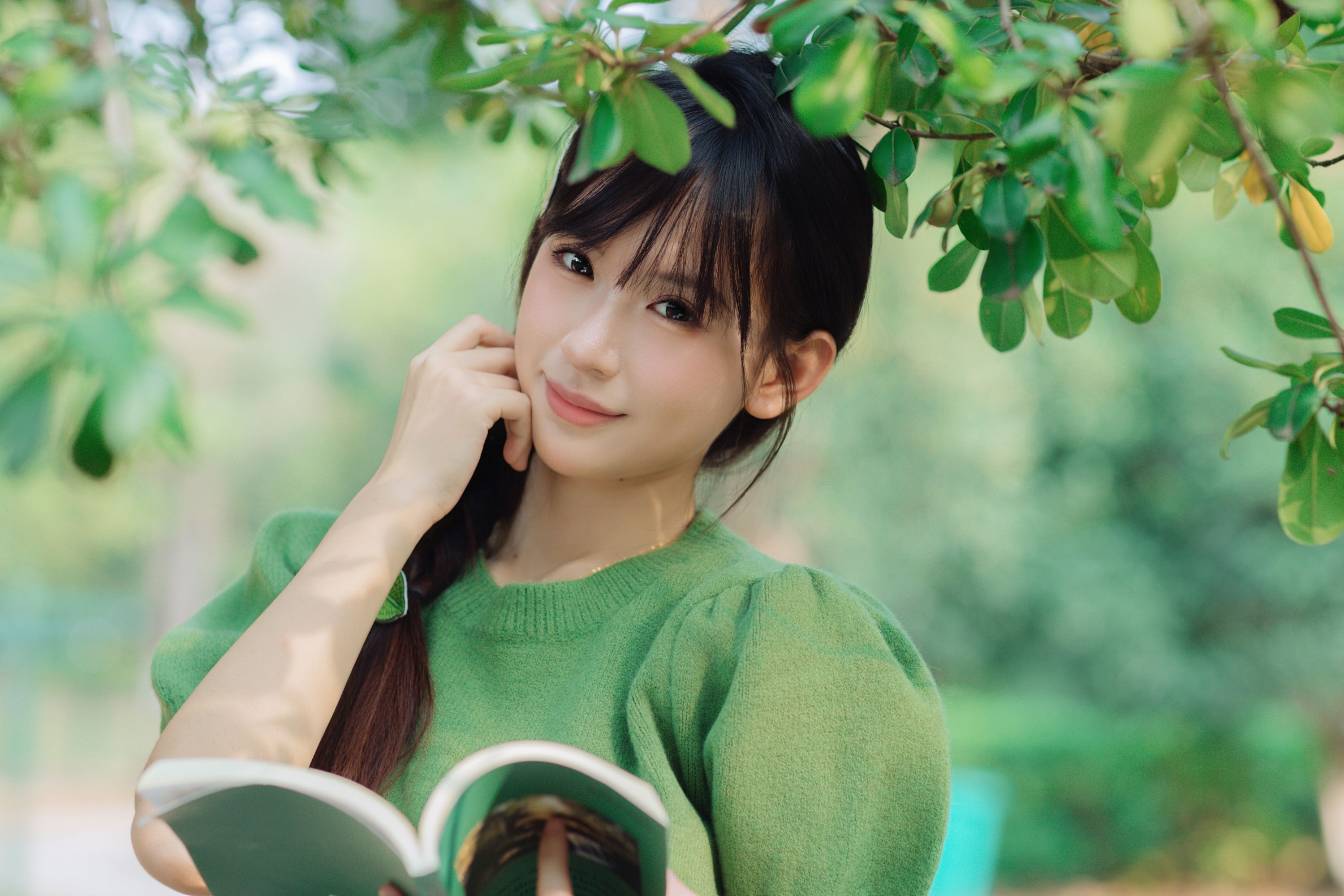 图片[4] - 苗苗 - 《林间绿意》[25P] - 机器猫次元 - 机器猫次元