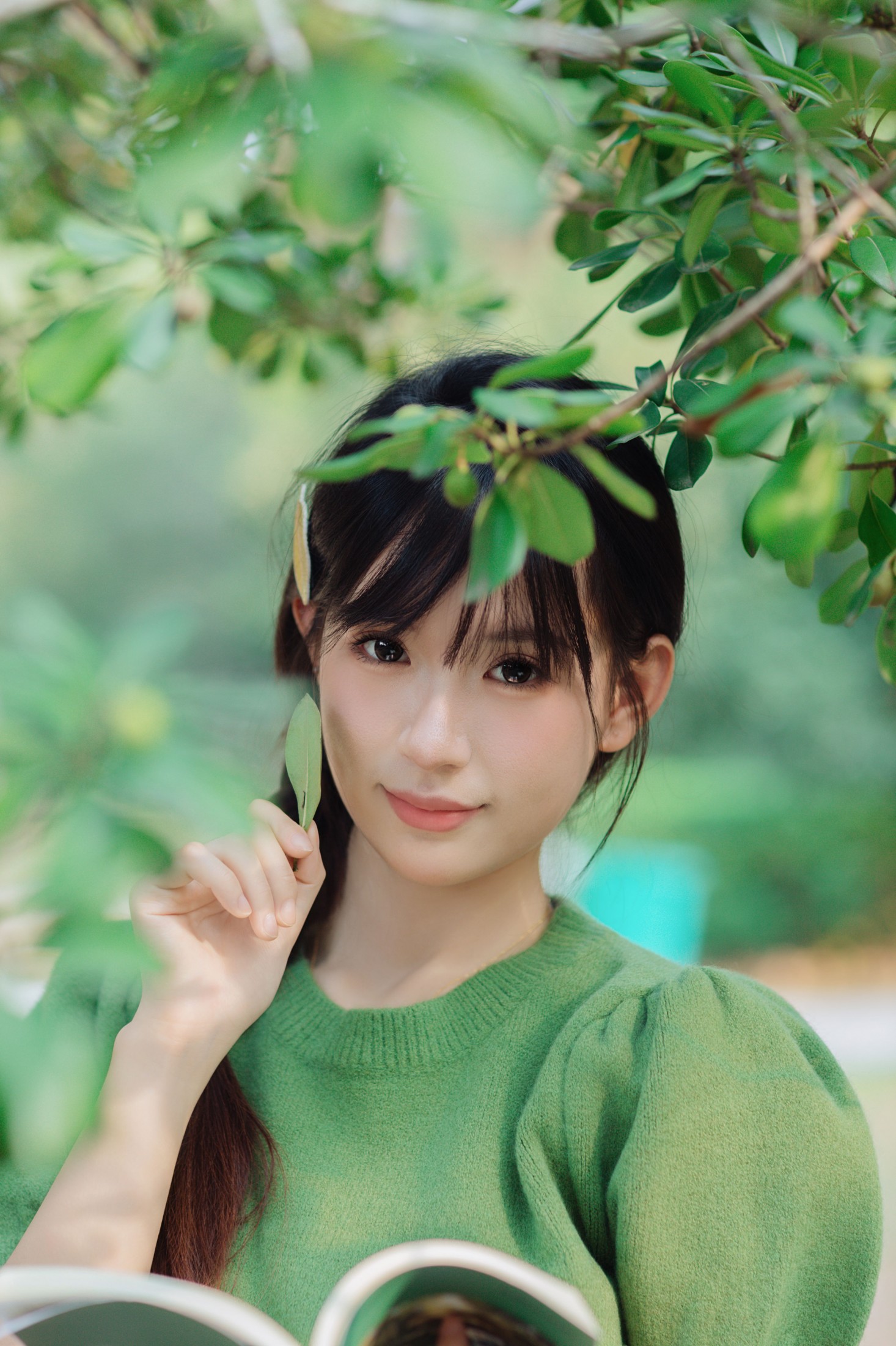 图片[5] - 苗苗 - 《林间绿意》[25P] - 机器猫次元 - 机器猫次元