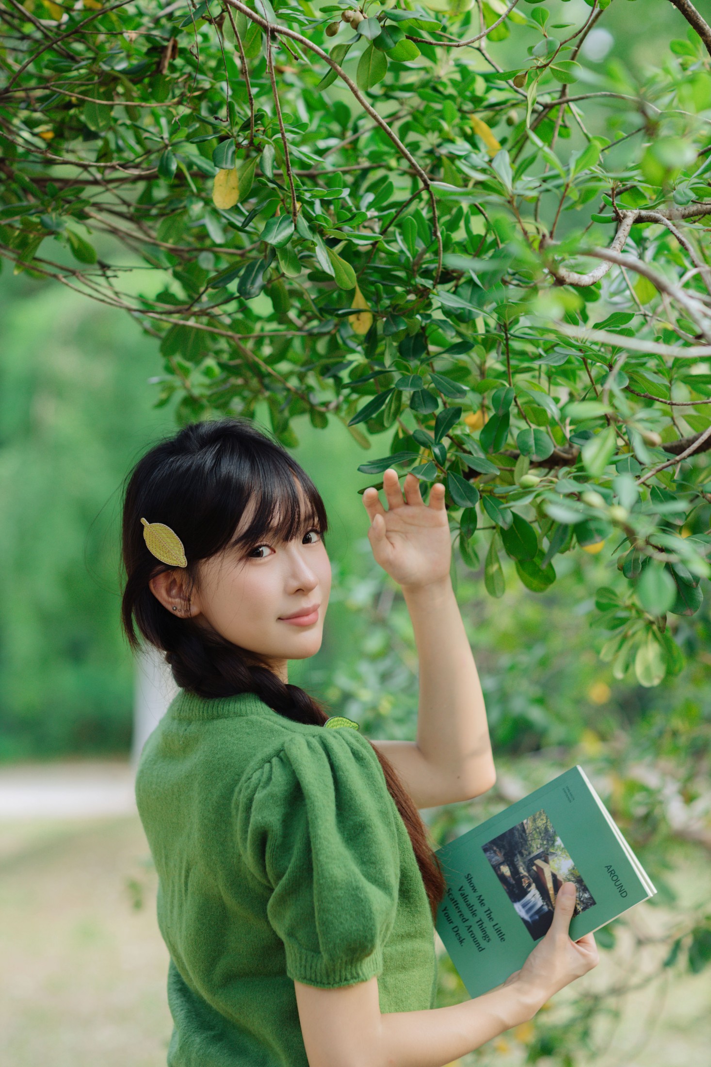 图片[1] - 苗苗 - 《林间绿意》[25P] - 机器猫次元 - 机器猫次元