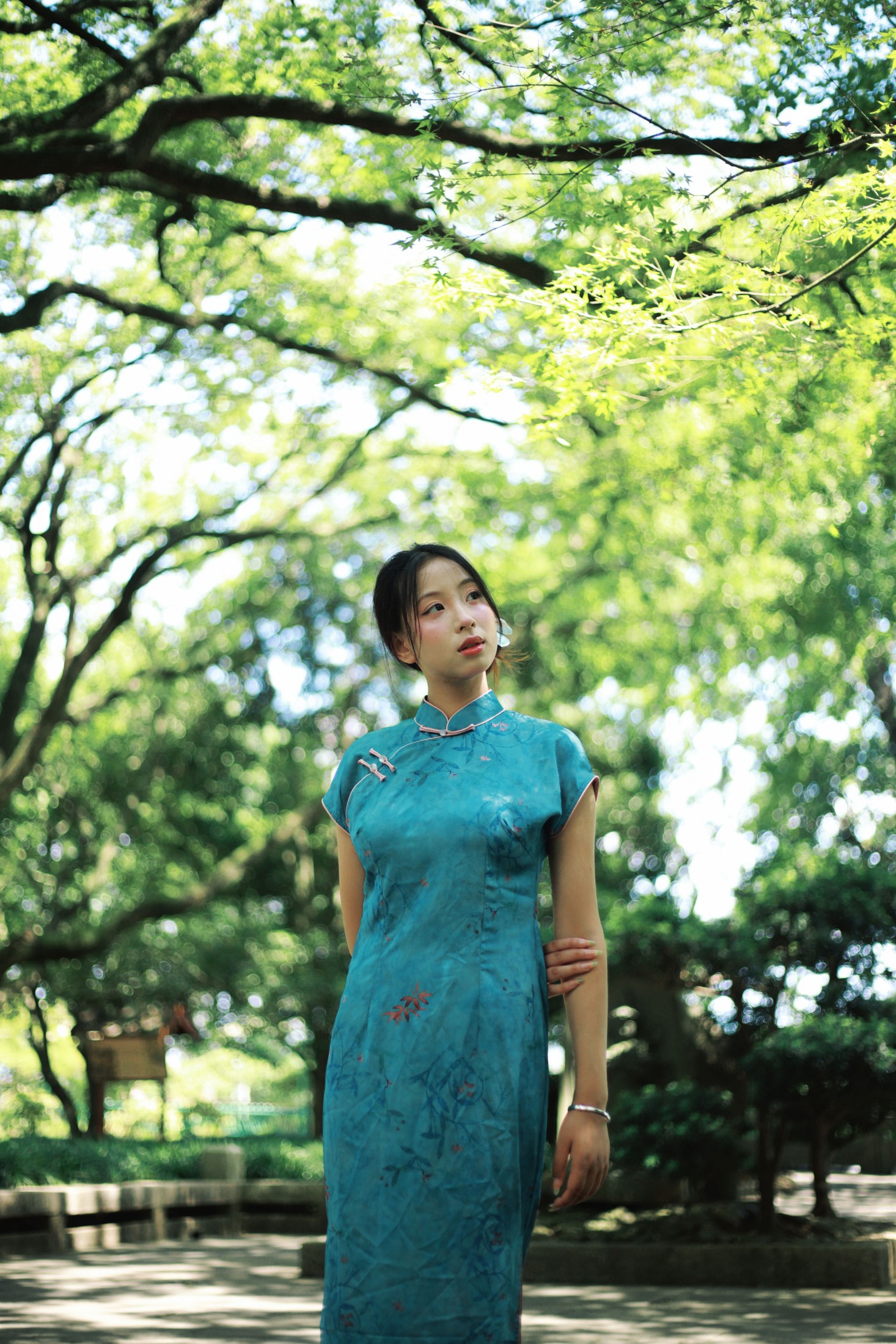 图片[7] - 小u - 《六和塔下的旗袍绿色》[39P] - 机器猫次元 - 机器猫次元