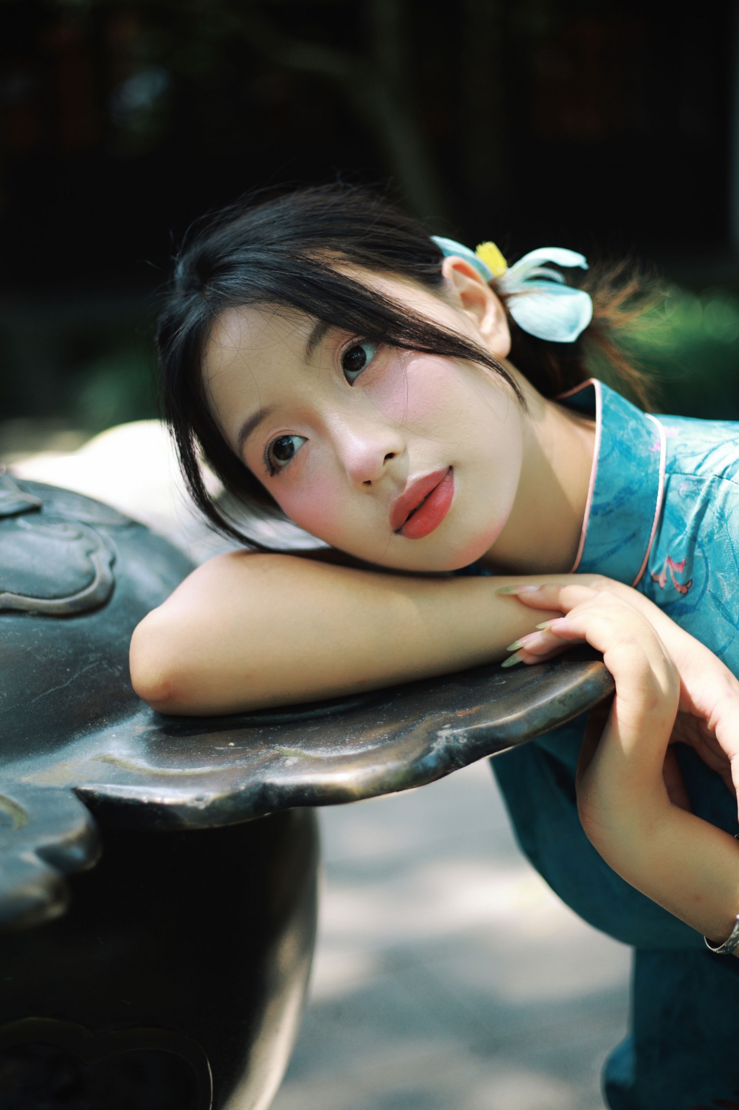 图片[3] - 小u - 《六和塔下的旗袍绿色》[39P] - 机器猫次元 - 机器猫次元