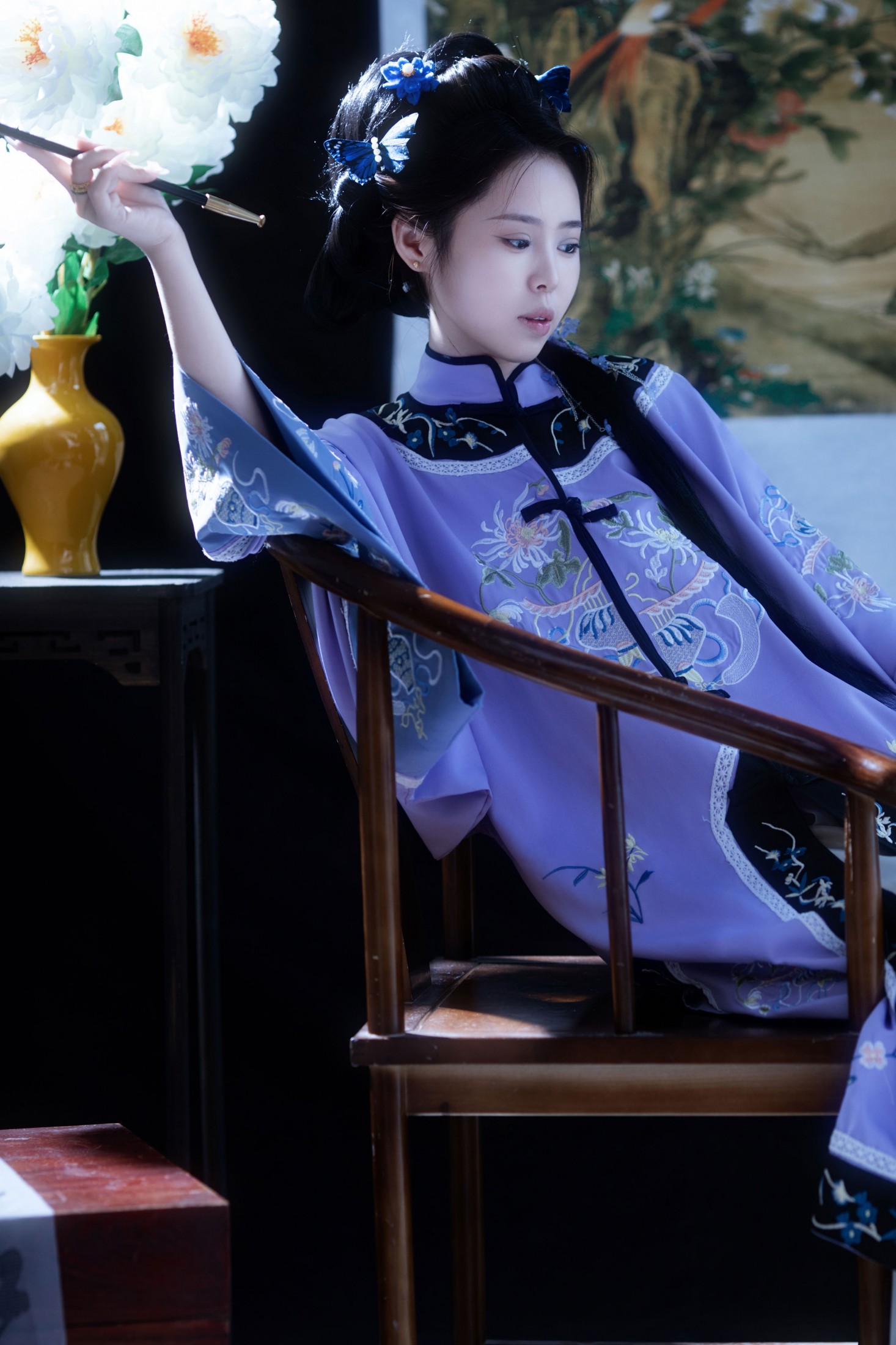 图片[3] - 瑶瑶 - 《清韵·蓝裳闺阁的笔墨风华》[12P] - 机器猫次元 - 机器猫次元