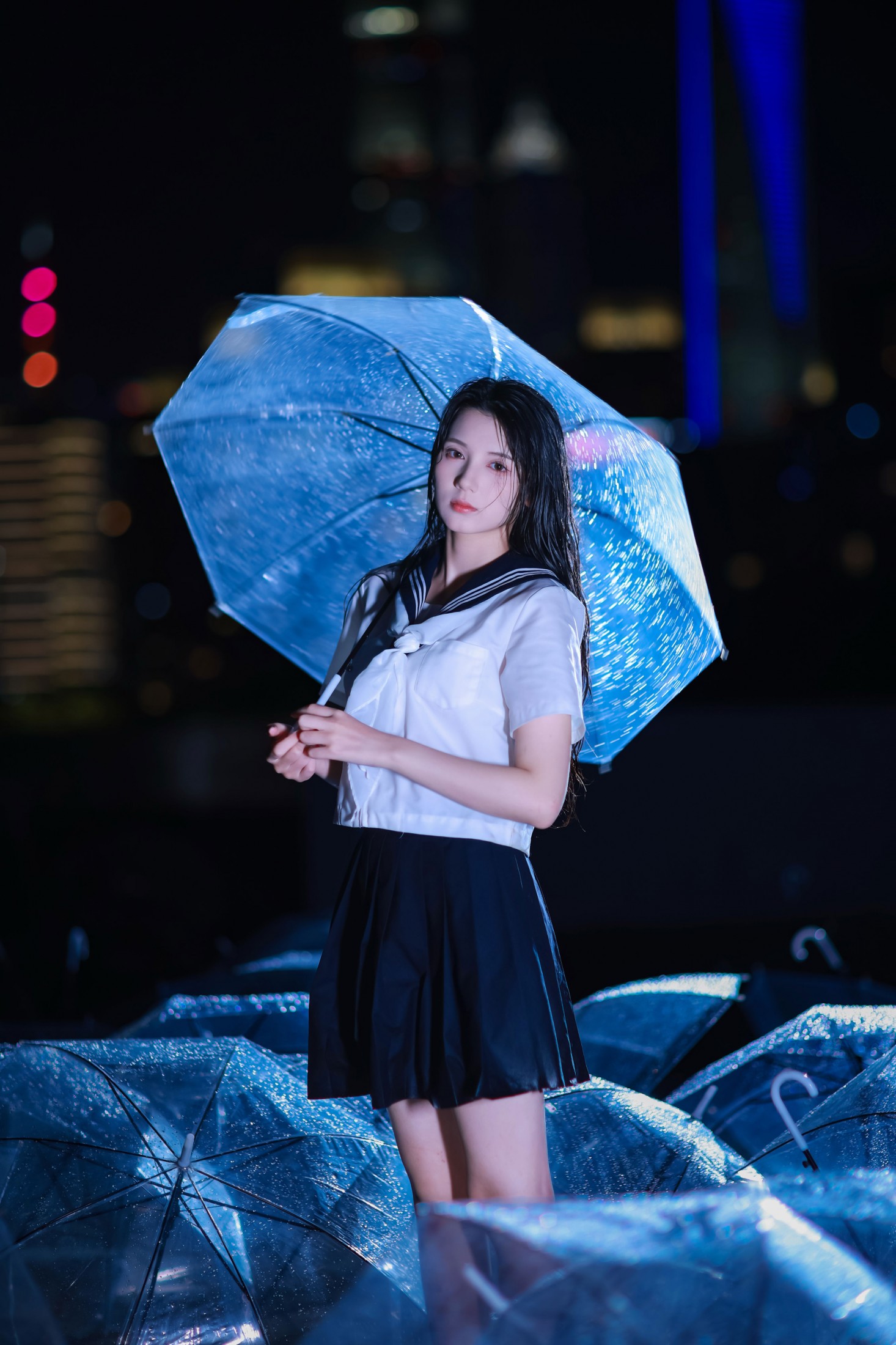 图片[1] - Enyyyn - 《雨落时，心跳是伞面的碎光 》[50P] - 机器猫次元 - 机器猫次元