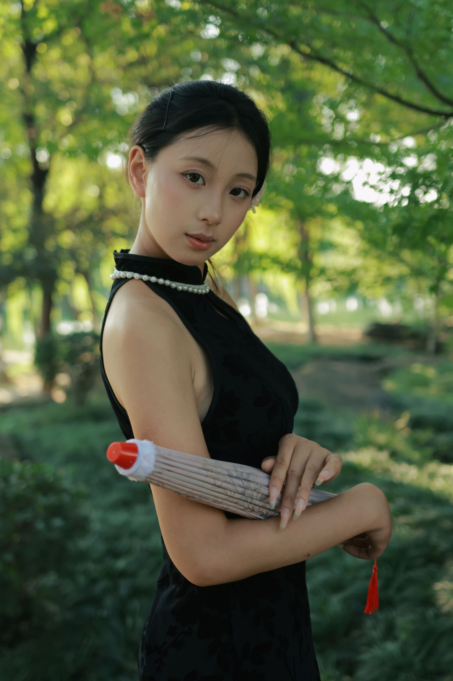 图片[7] - 小u - 《湖边旗袍》[46P] - 机器猫次元 - 机器猫次元