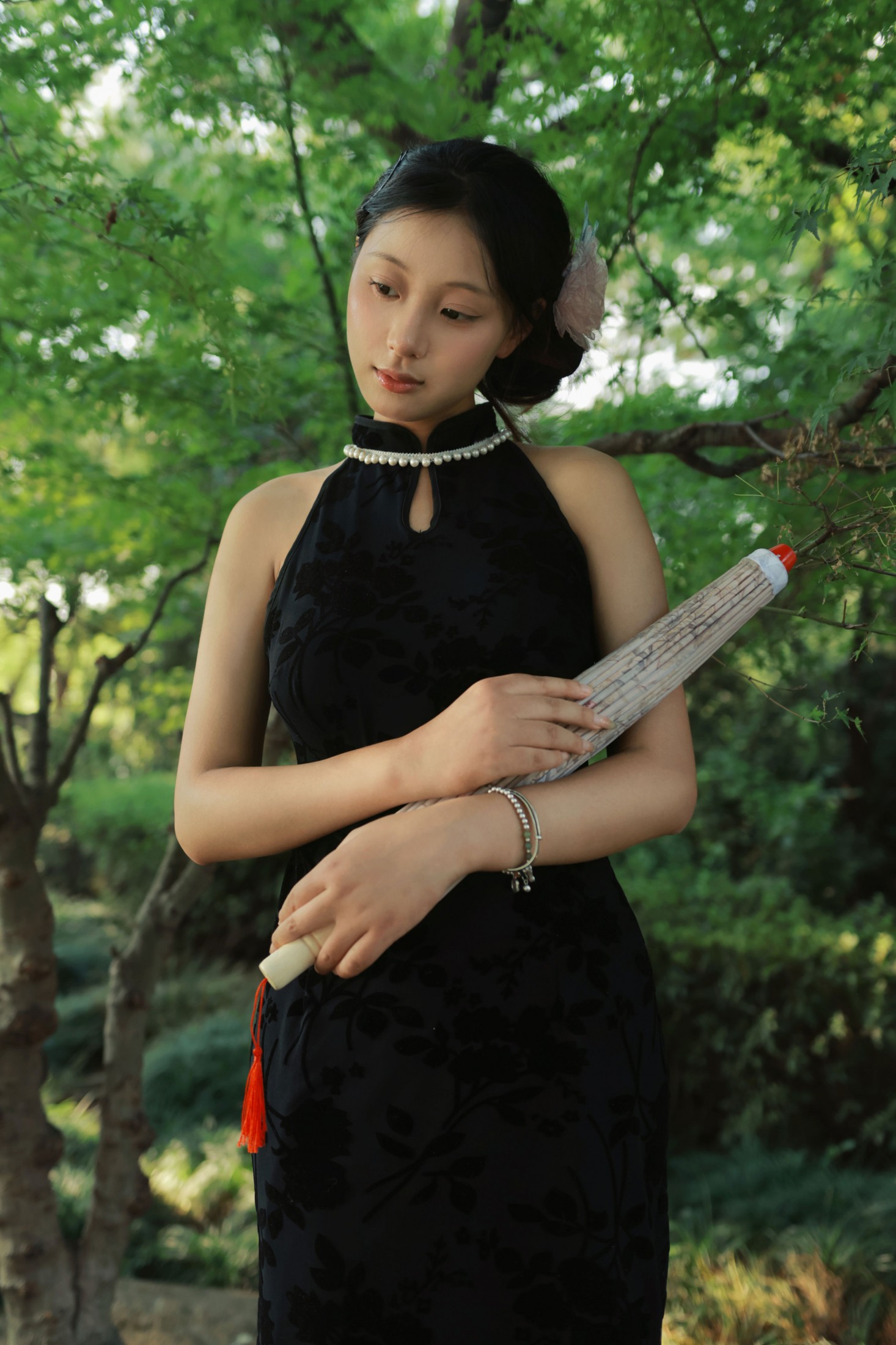 图片[5] - 小u - 《湖边旗袍》[46P] - 机器猫次元 - 机器猫次元