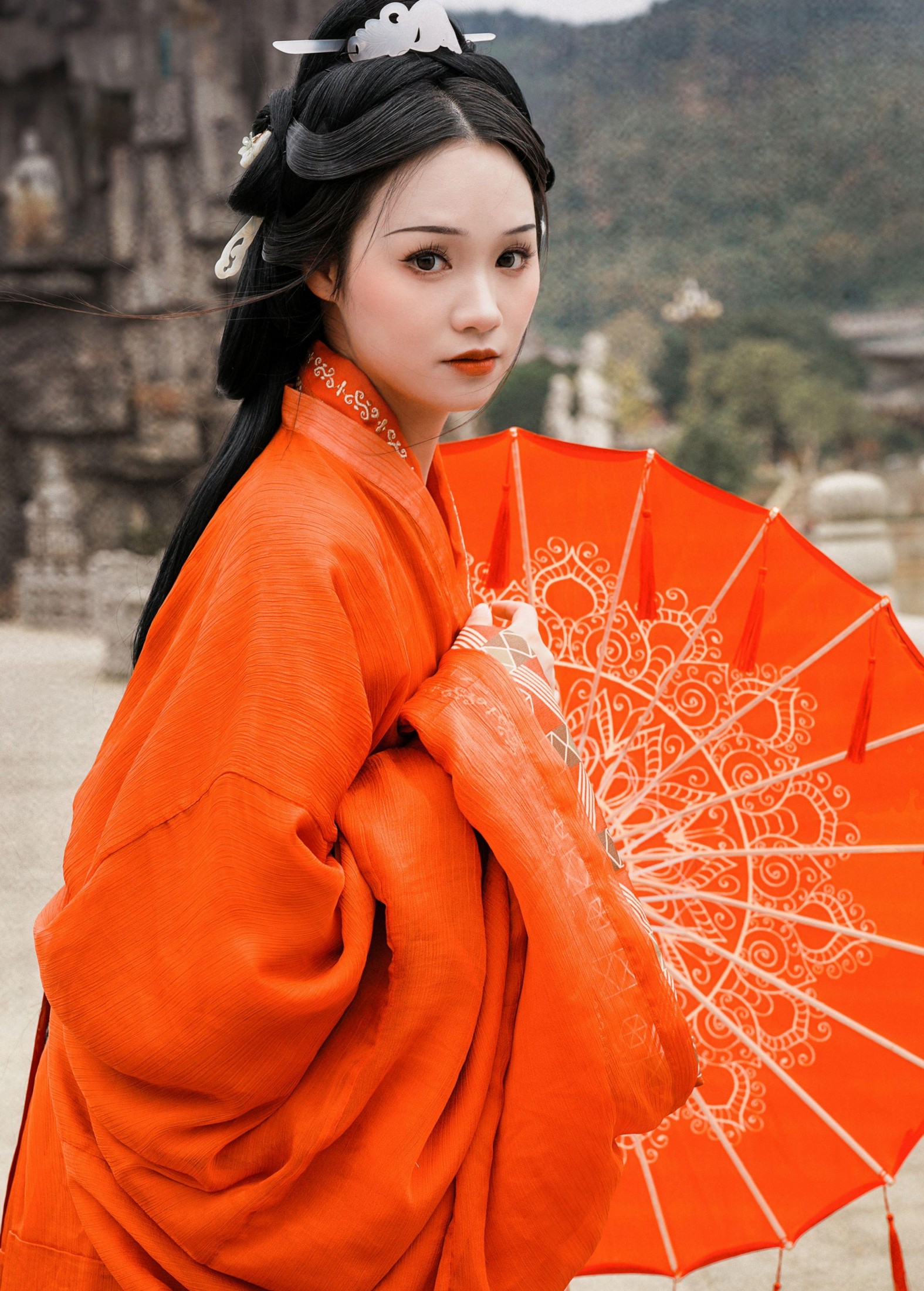 图片[2] - 泱泱泱呀 - 《古风人像拍摄-万佛寺-泱泱》[31P] - 机器猫次元 - 机器猫次元