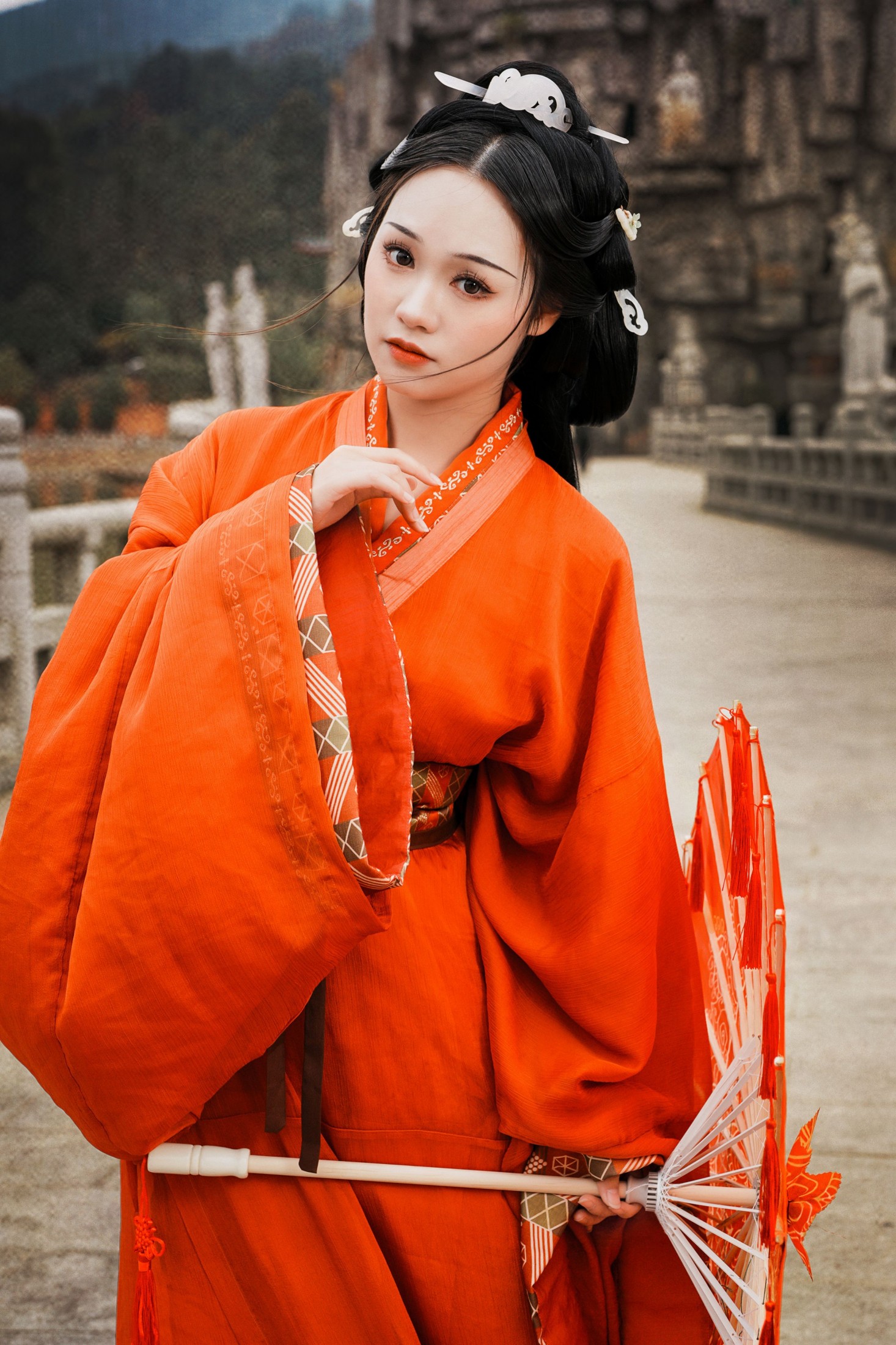 图片[3] - 泱泱泱呀 - 《古风人像拍摄-万佛寺-泱泱》[31P] - 机器猫次元 - 机器猫次元