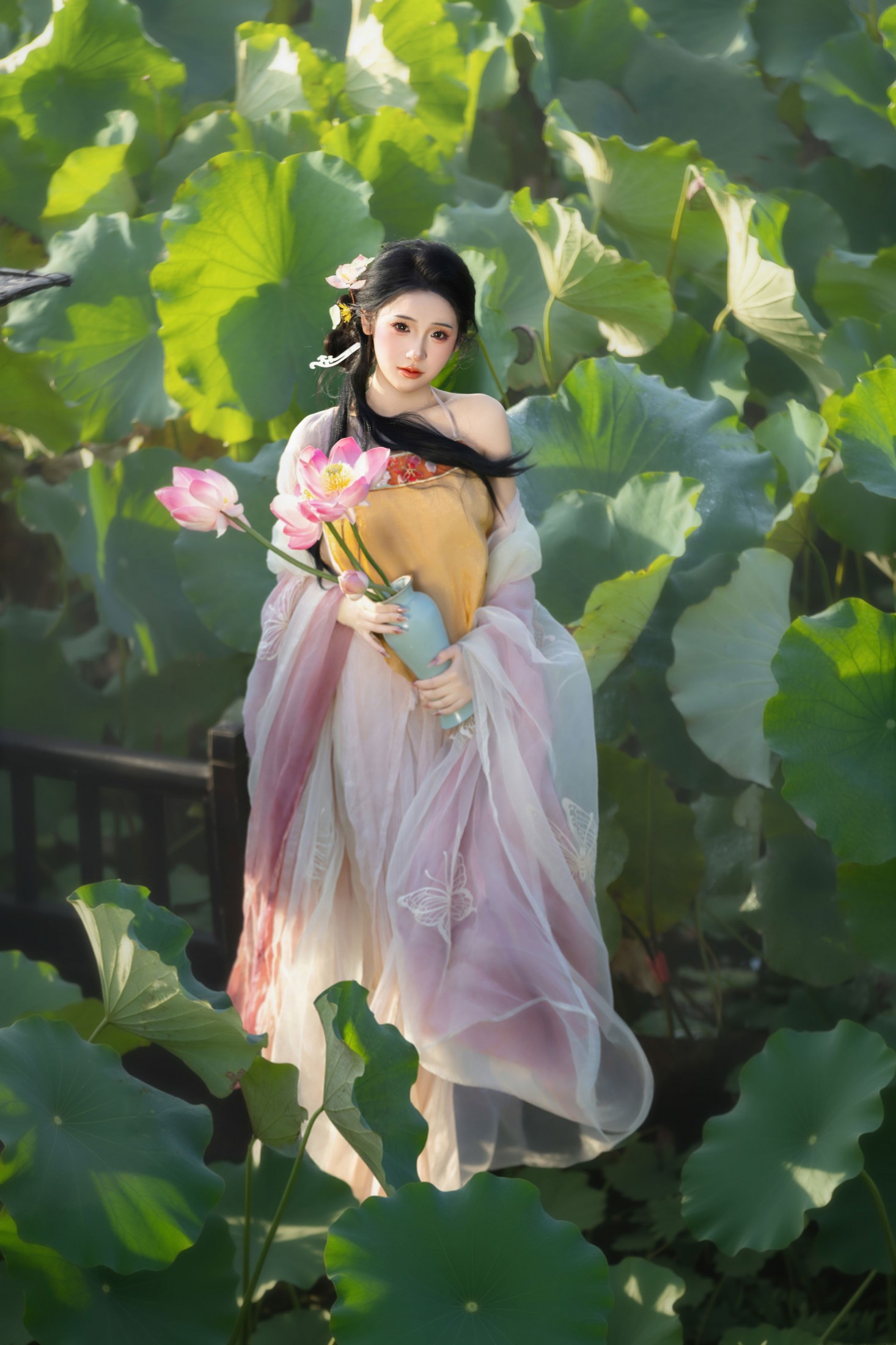 图片[3] - - 《荷香沁骨，美人入画》[13P] - 机器猫次元 - 机器猫次元