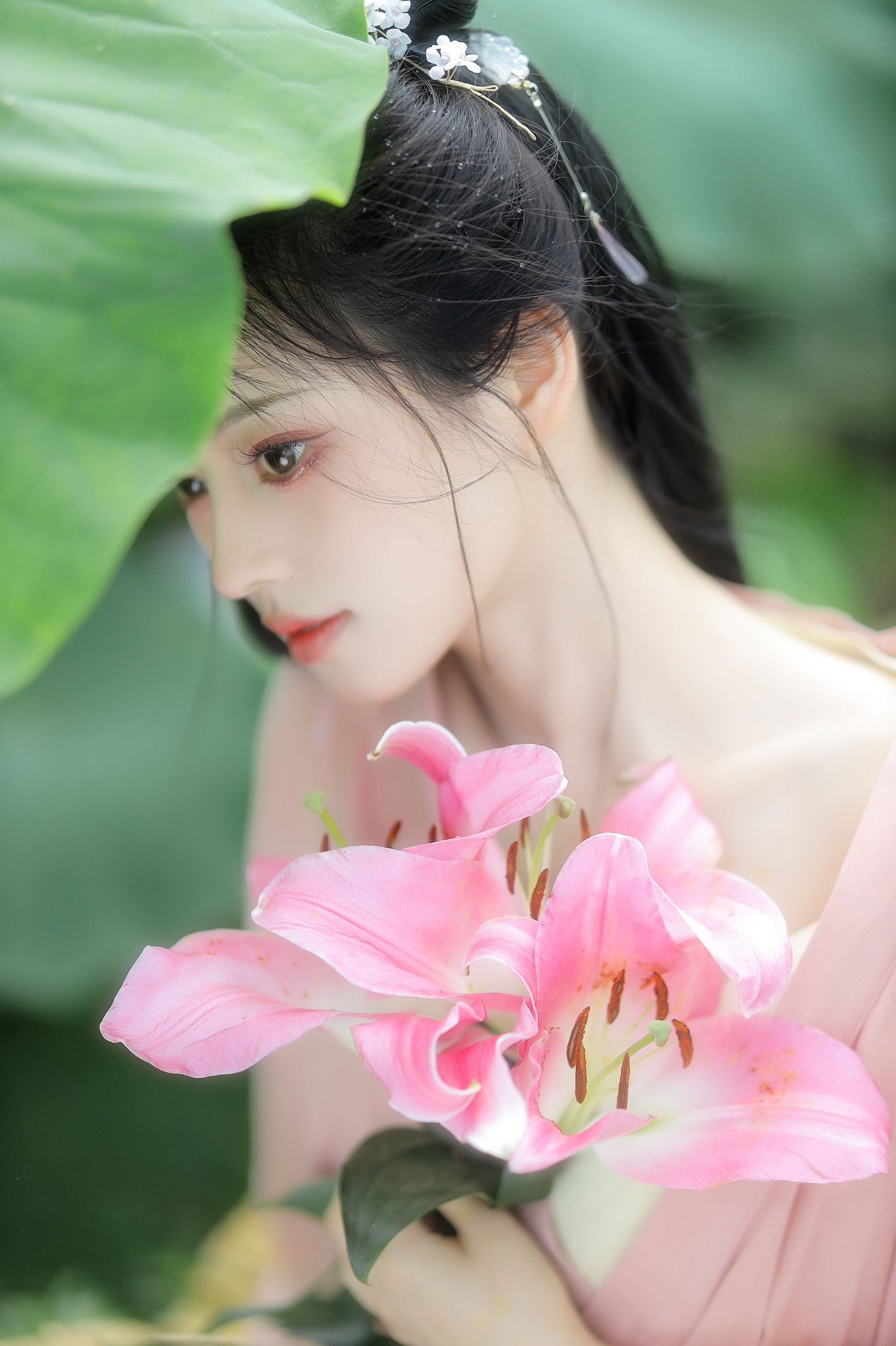 图片[1] - 乔乔不说话 - 《荷中花》[9P] - 机器猫次元 - 机器猫次元