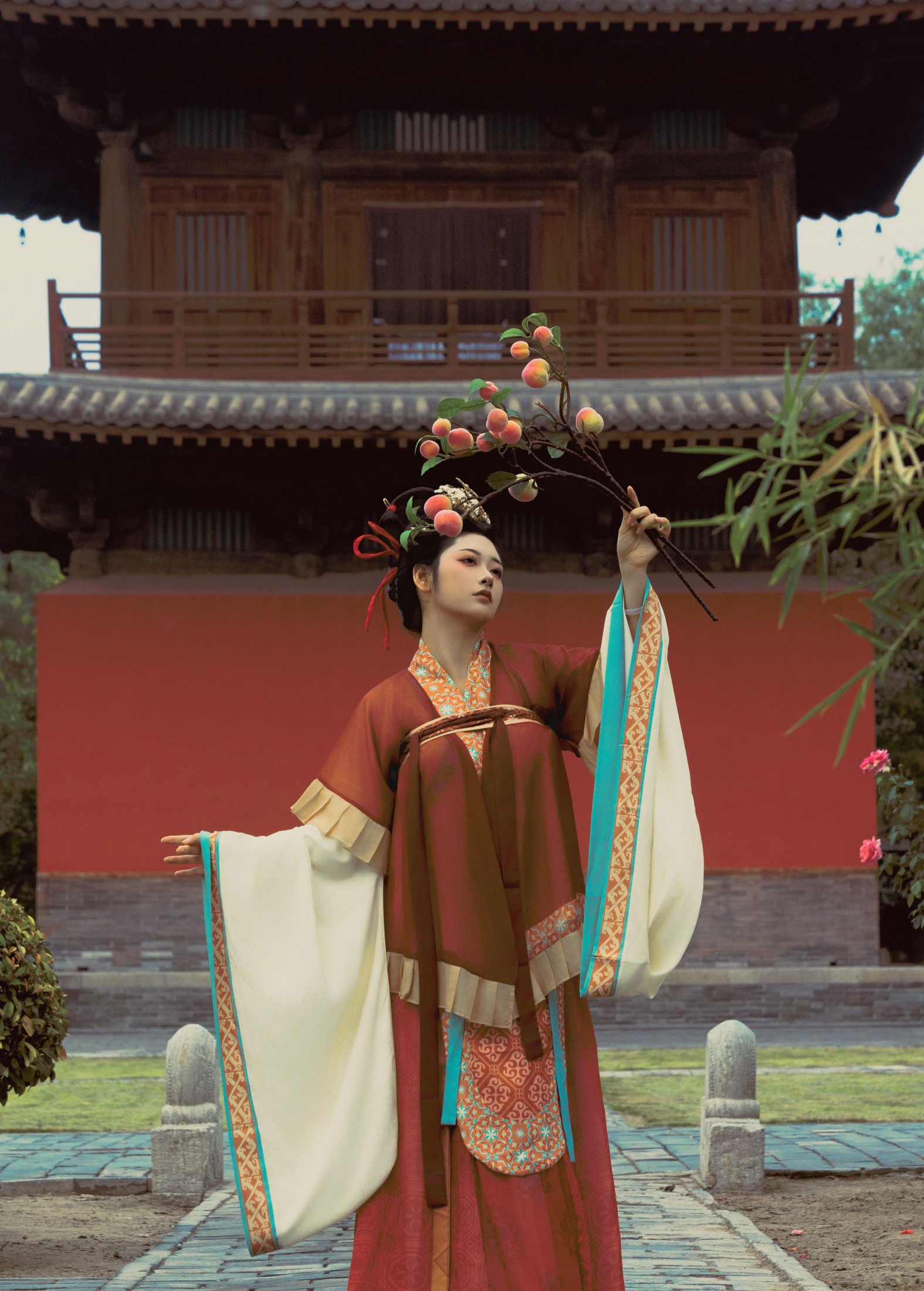 图片[2] - 哎呀白爱拍照 - 《秋游古寺》[32P] - 机器猫次元 - 机器猫次元