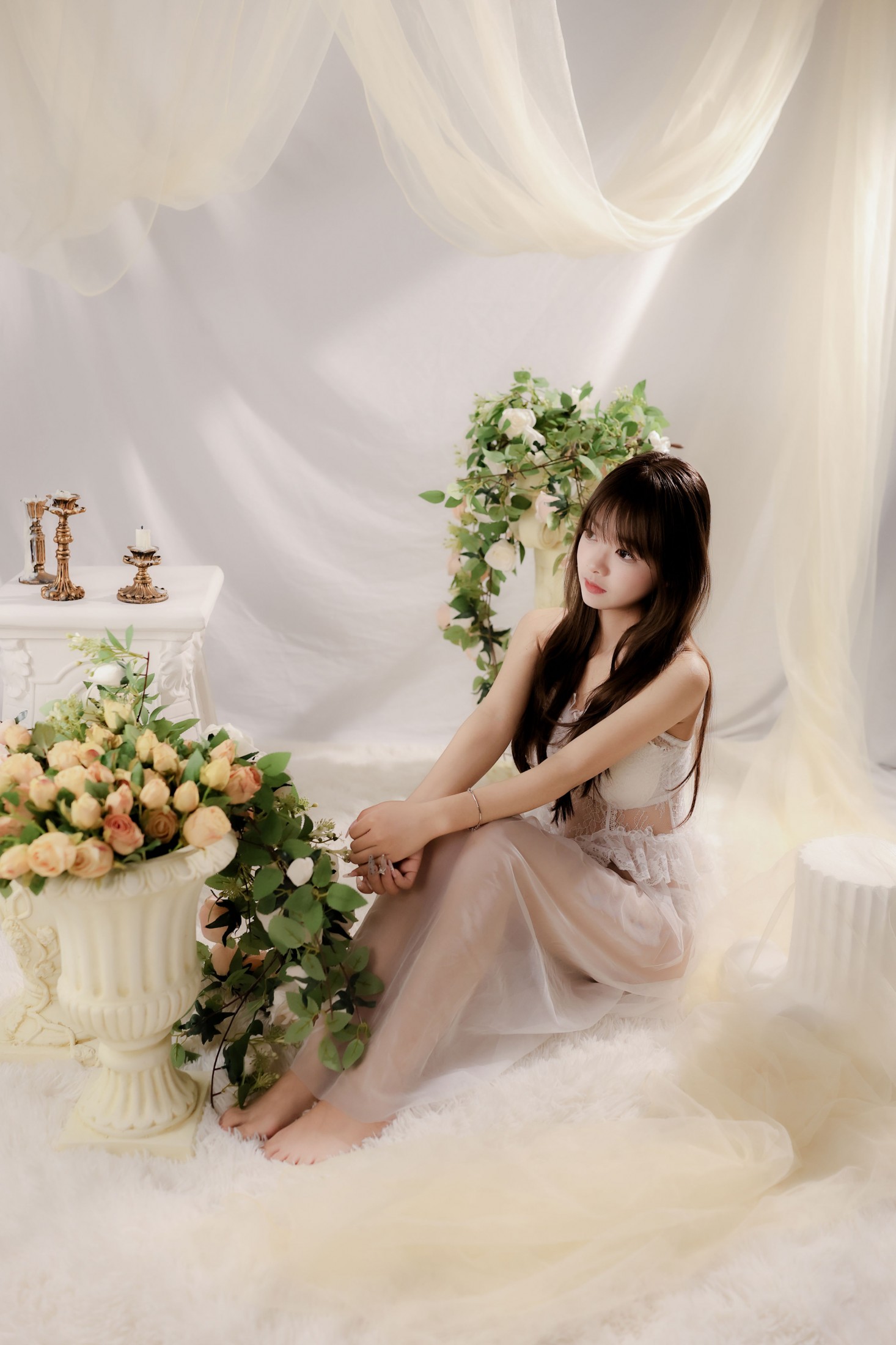 图片[1] - 点点二 - 《白纱少女》[25P] - 机器猫次元 - 机器猫次元