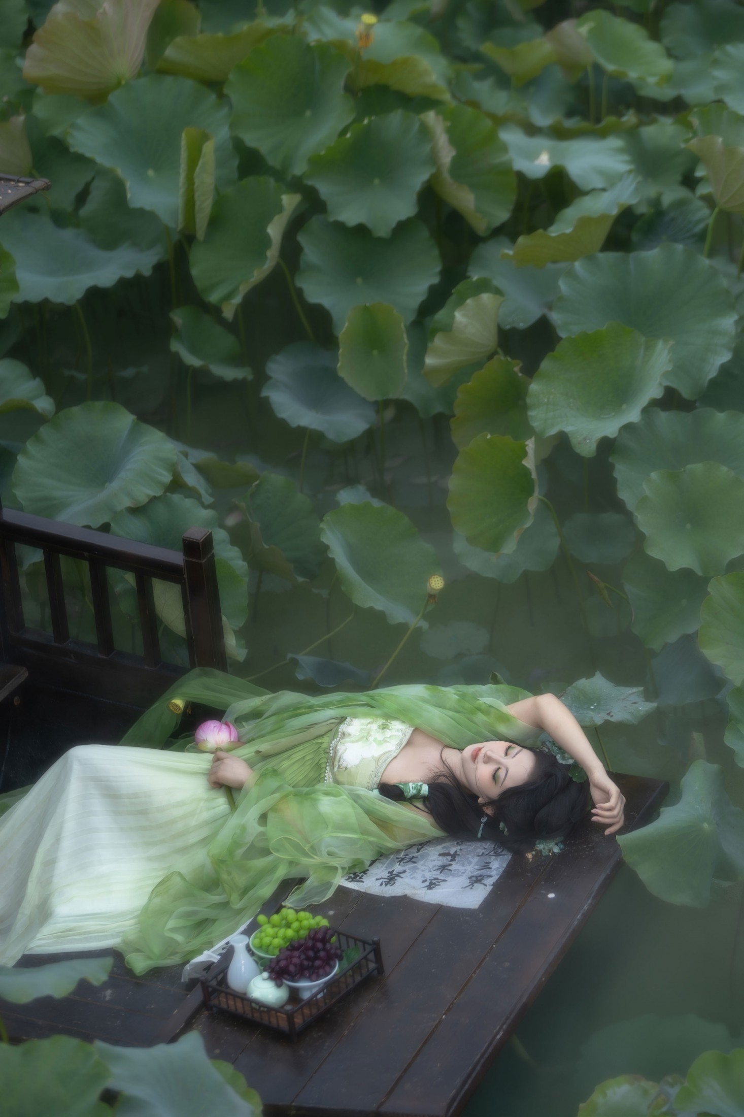 图片[6] - 落雨清玲 - 《荷 • 绿》[13P] - 机器猫次元 - 机器猫次元