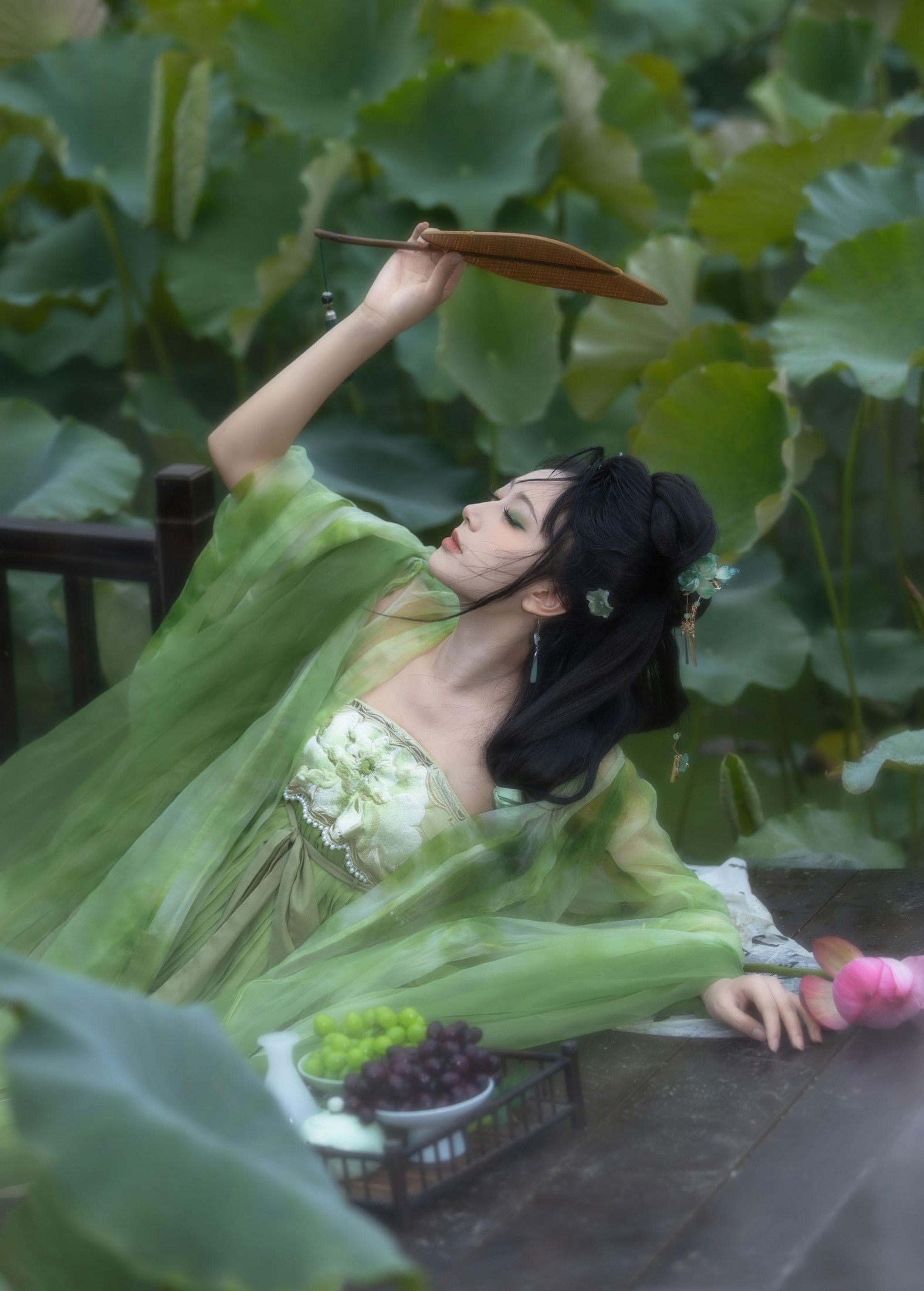 图片[2] - 落雨清玲 - 《荷 • 绿》[13P] - 机器猫次元 - 机器猫次元