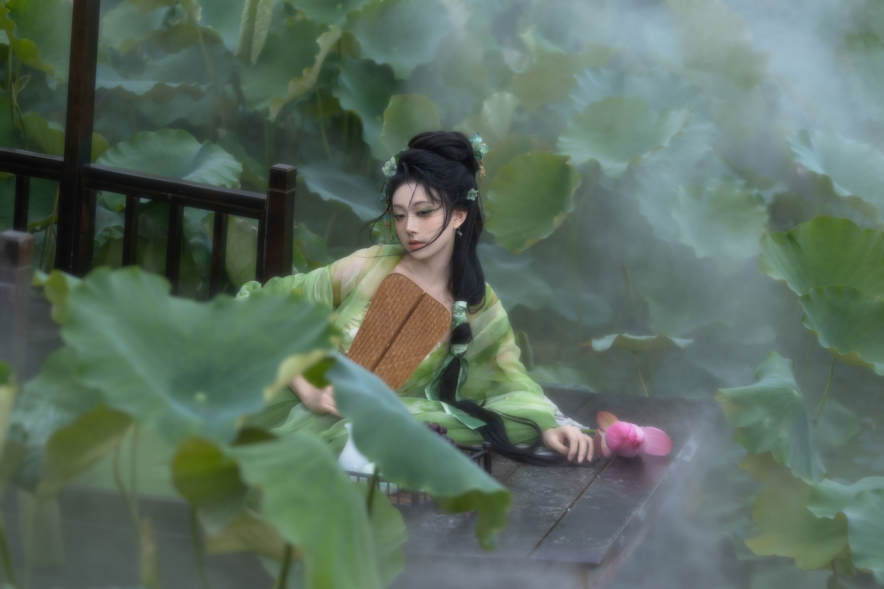 图片[3] - 落雨清玲 - 《荷 • 绿》[13P] - 机器猫次元 - 机器猫次元