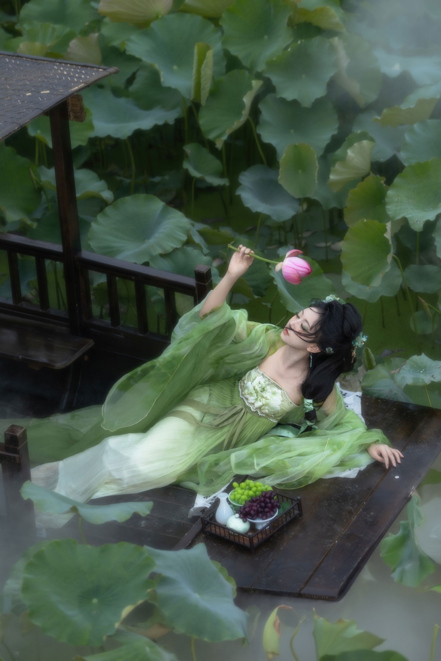 图片[7] - 落雨清玲 - 《荷 • 绿》[13P] - 机器猫次元 - 机器猫次元