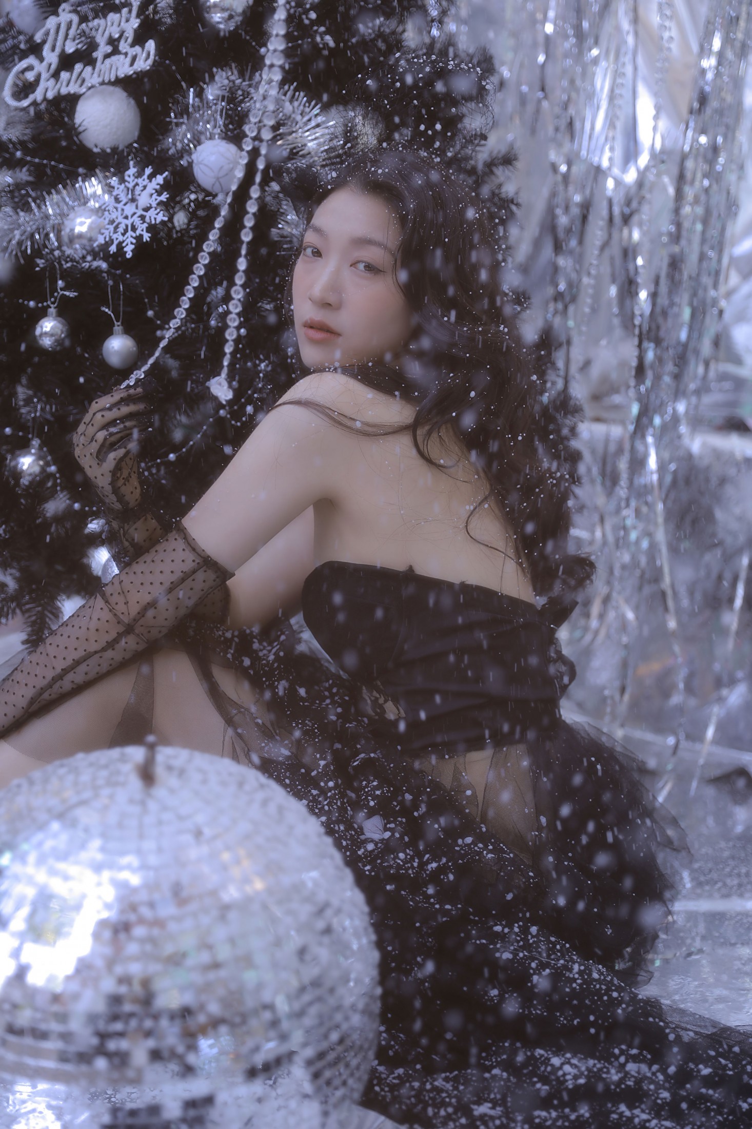 图片[4] - 鹿尾儿儿 - 《黑色圣诞》[9P] - 机器猫次元 - 机器猫次元