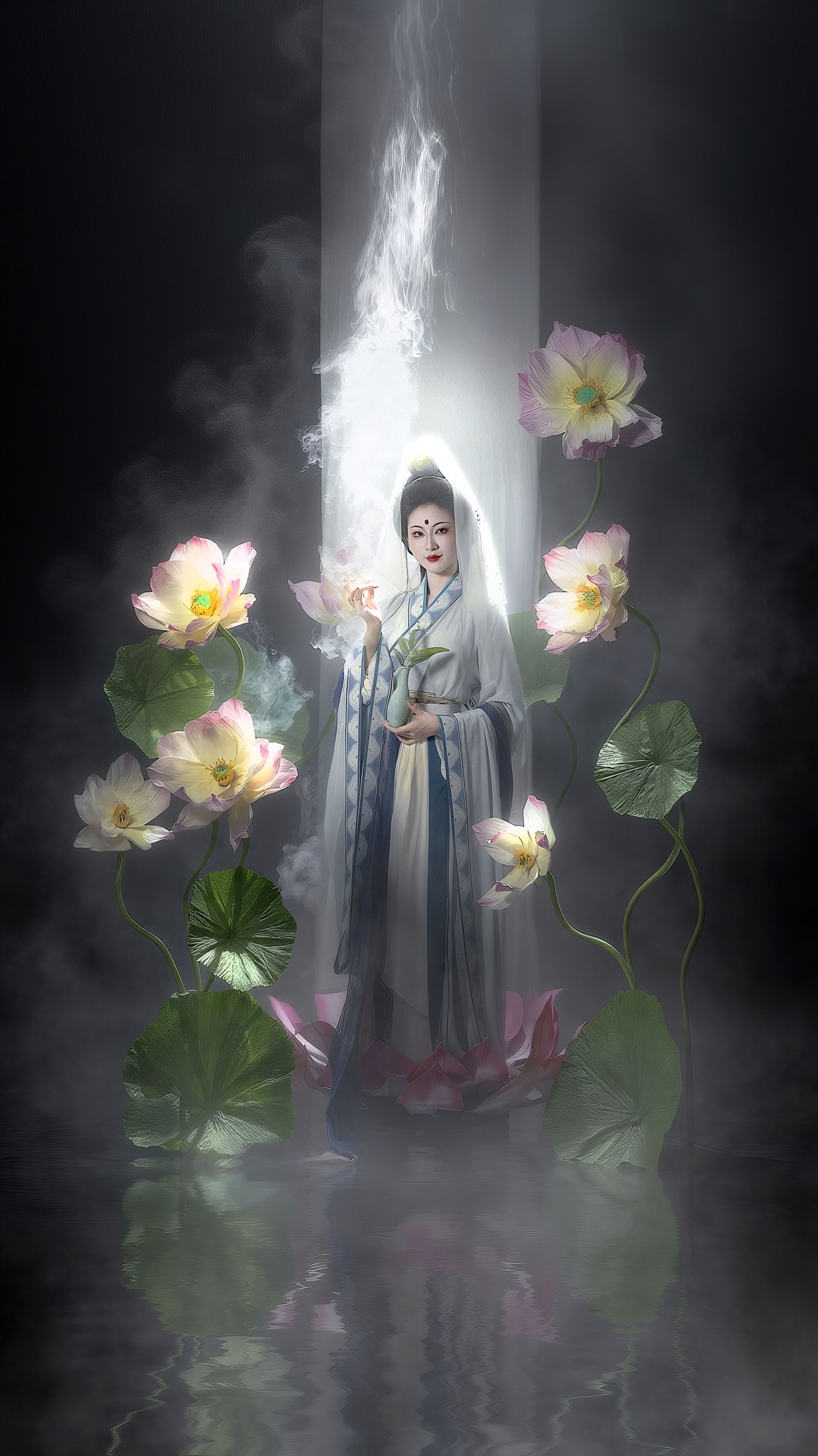 图片[4] - 《一瓣清荷，半卷禅诗》[9P] - 机器猫次元 - 机器猫次元